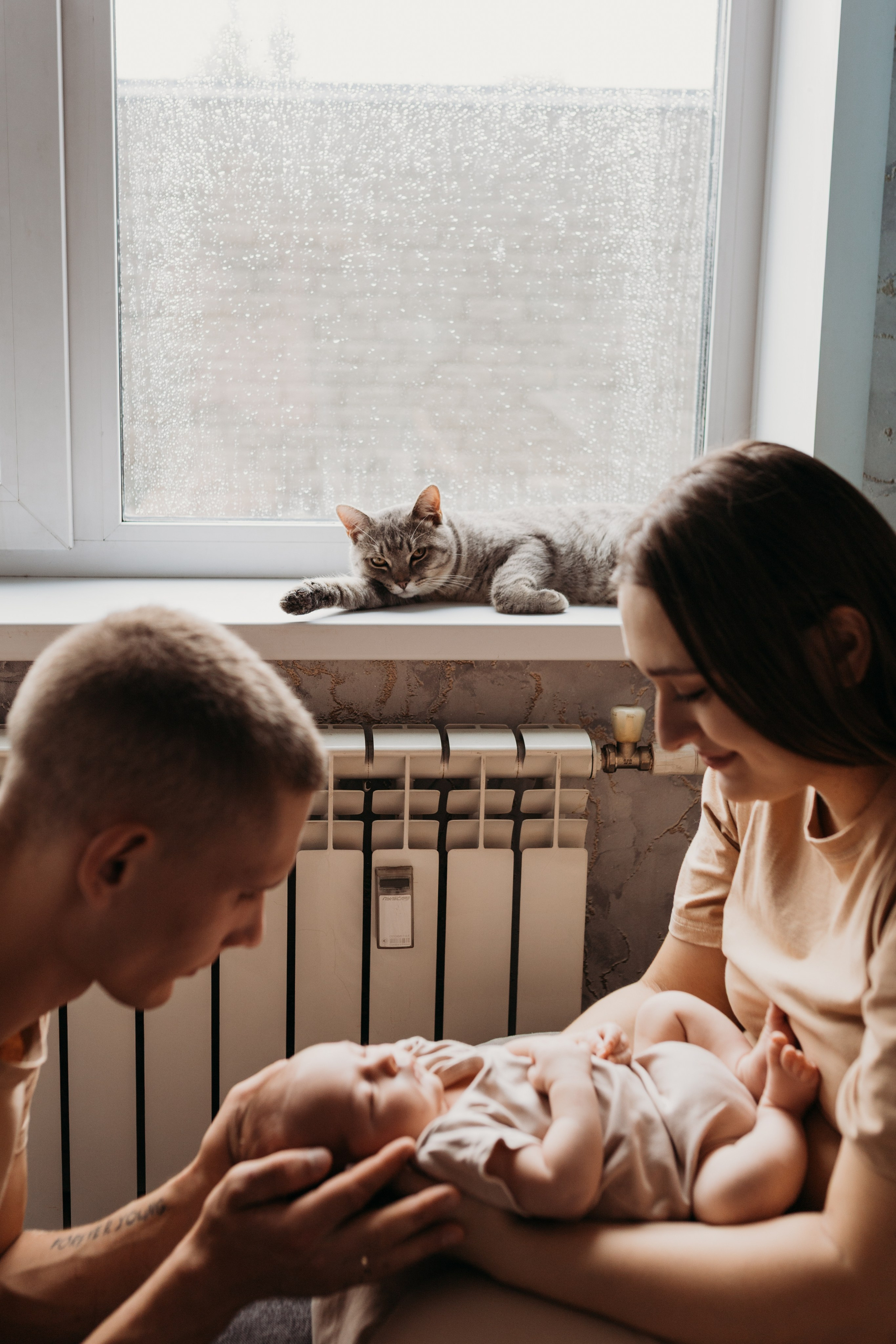 Домашняя лайфстайл фотосессия. Фотограф новорожденных в г. Барнаул Ренпенинг Катерина