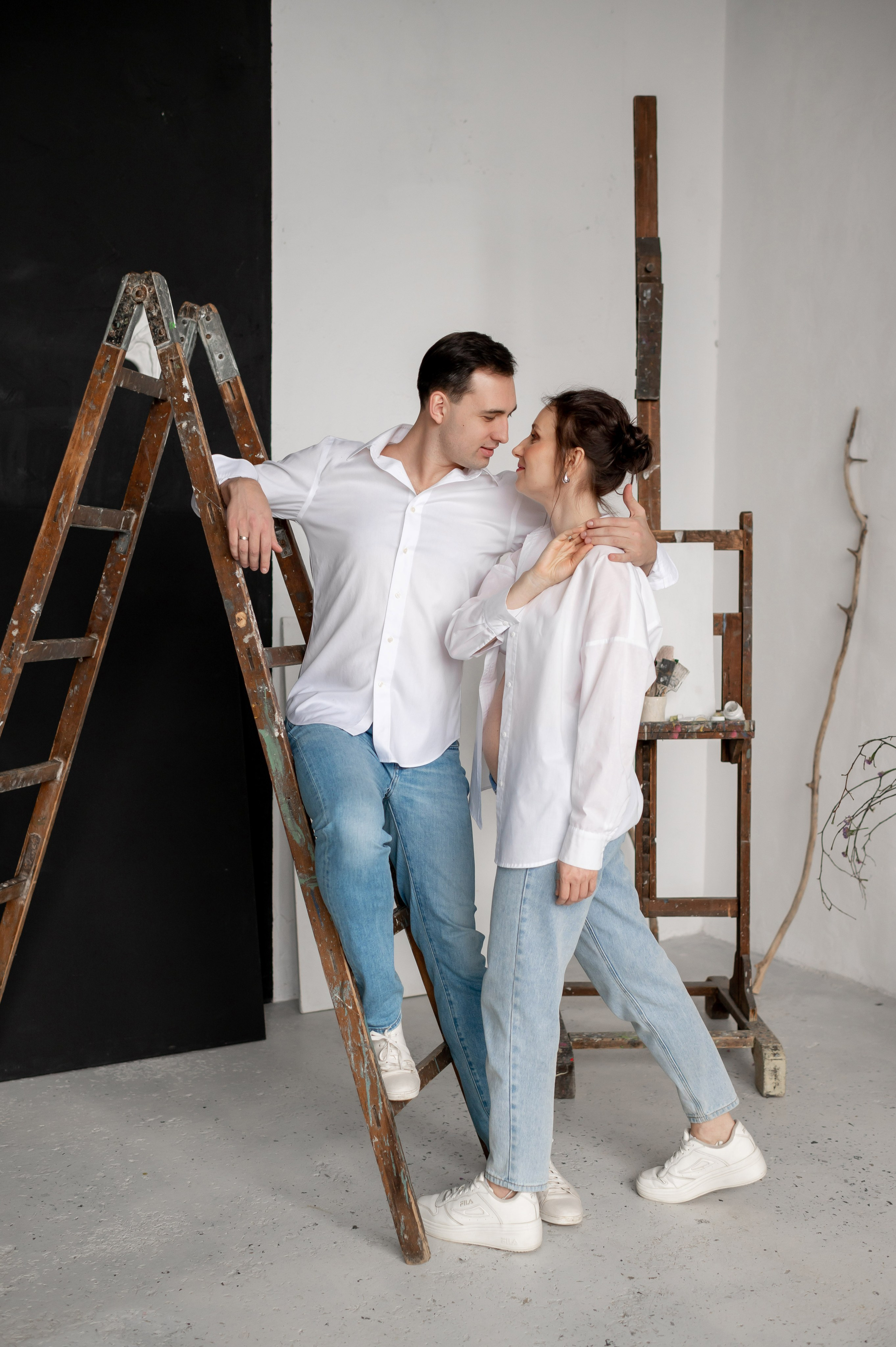 Беременность в красках и необычное гендер-пати. Портретный, семейный и свадебный фотограф в Санкт-Петербурге и в Пушкине Ширяев Денис