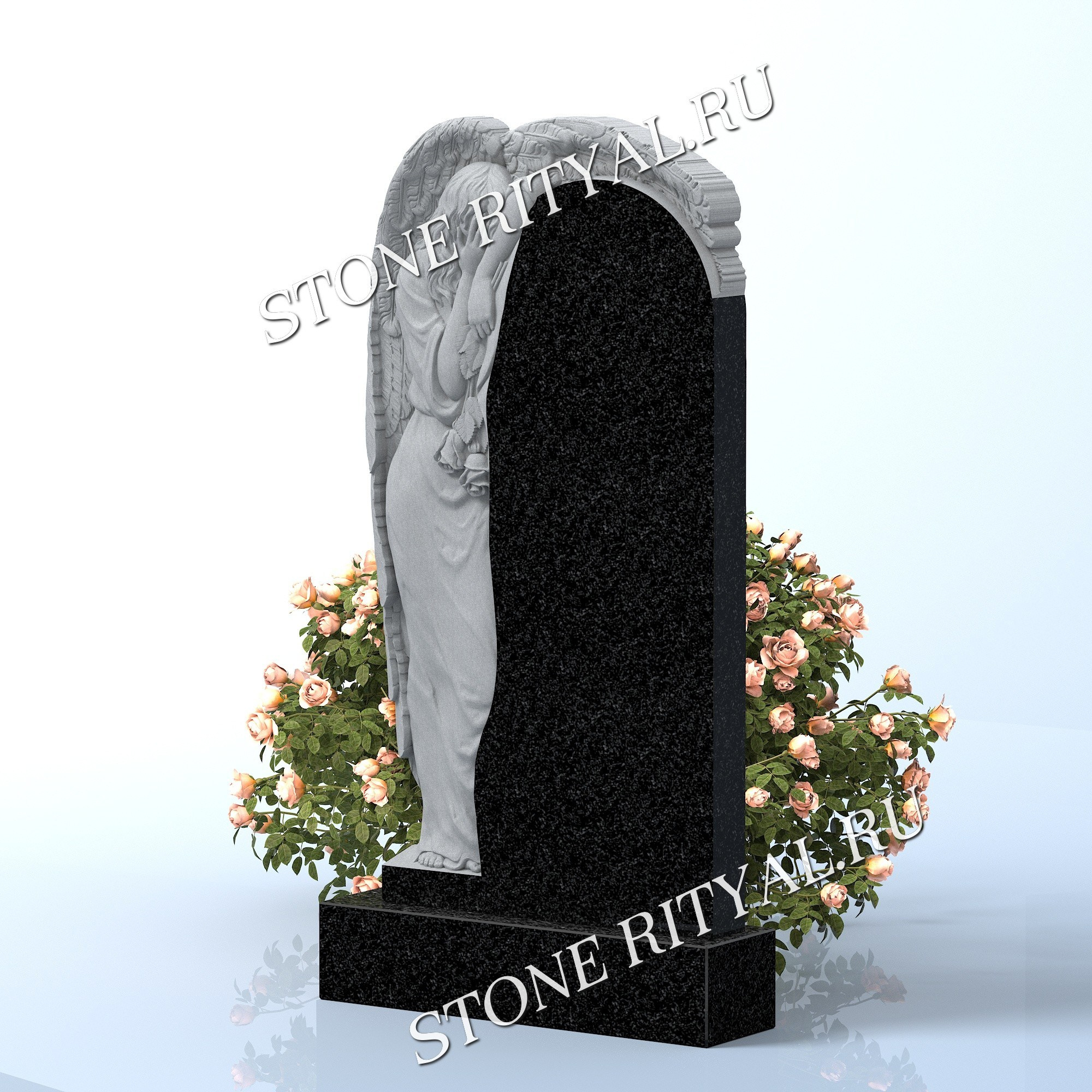 Вертикальные памятники фигурные. Изготовление и установка памятников в Москве и МО