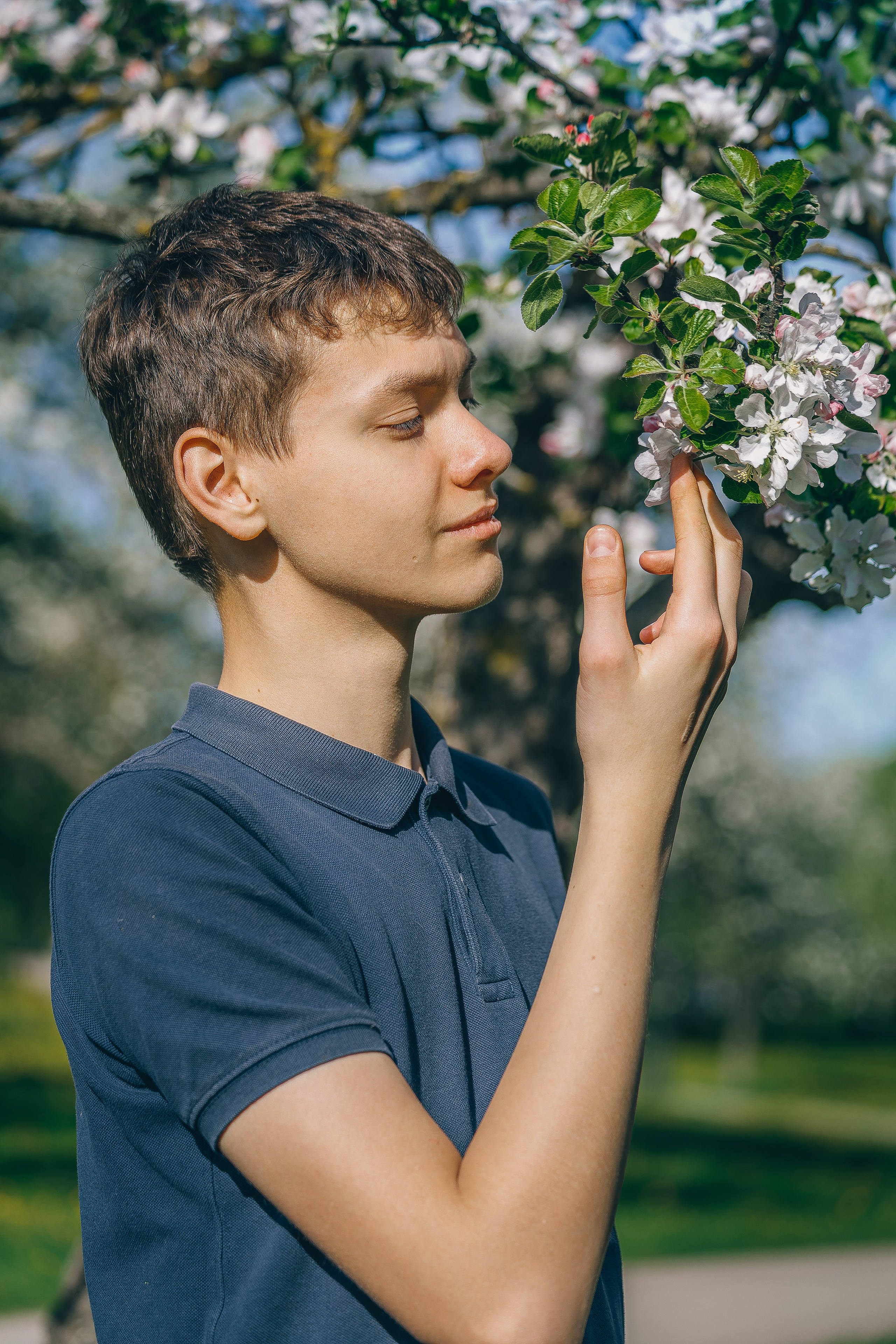 Весенняя фотосессия в цветении. Фотограф в Минске Екатерина Тузова