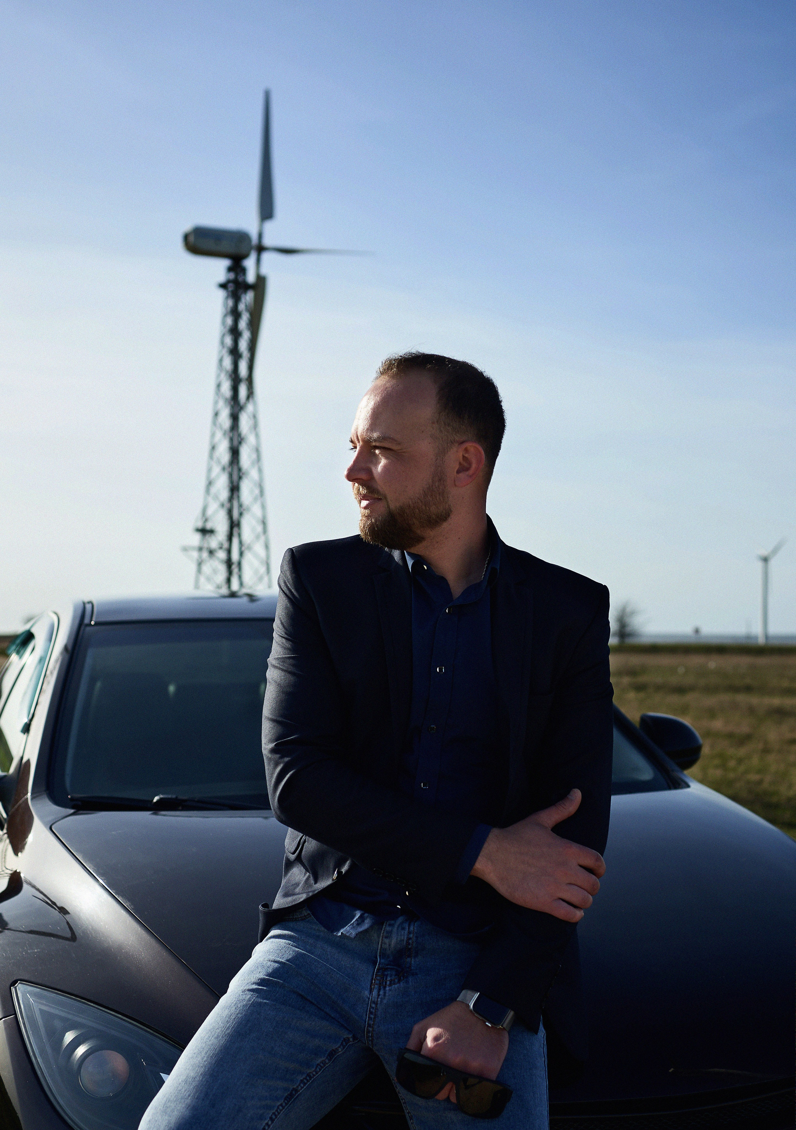 Мужская фотосессия в поле. Фотограф Зайцева Надежда. Фотосессия в Евпатории.