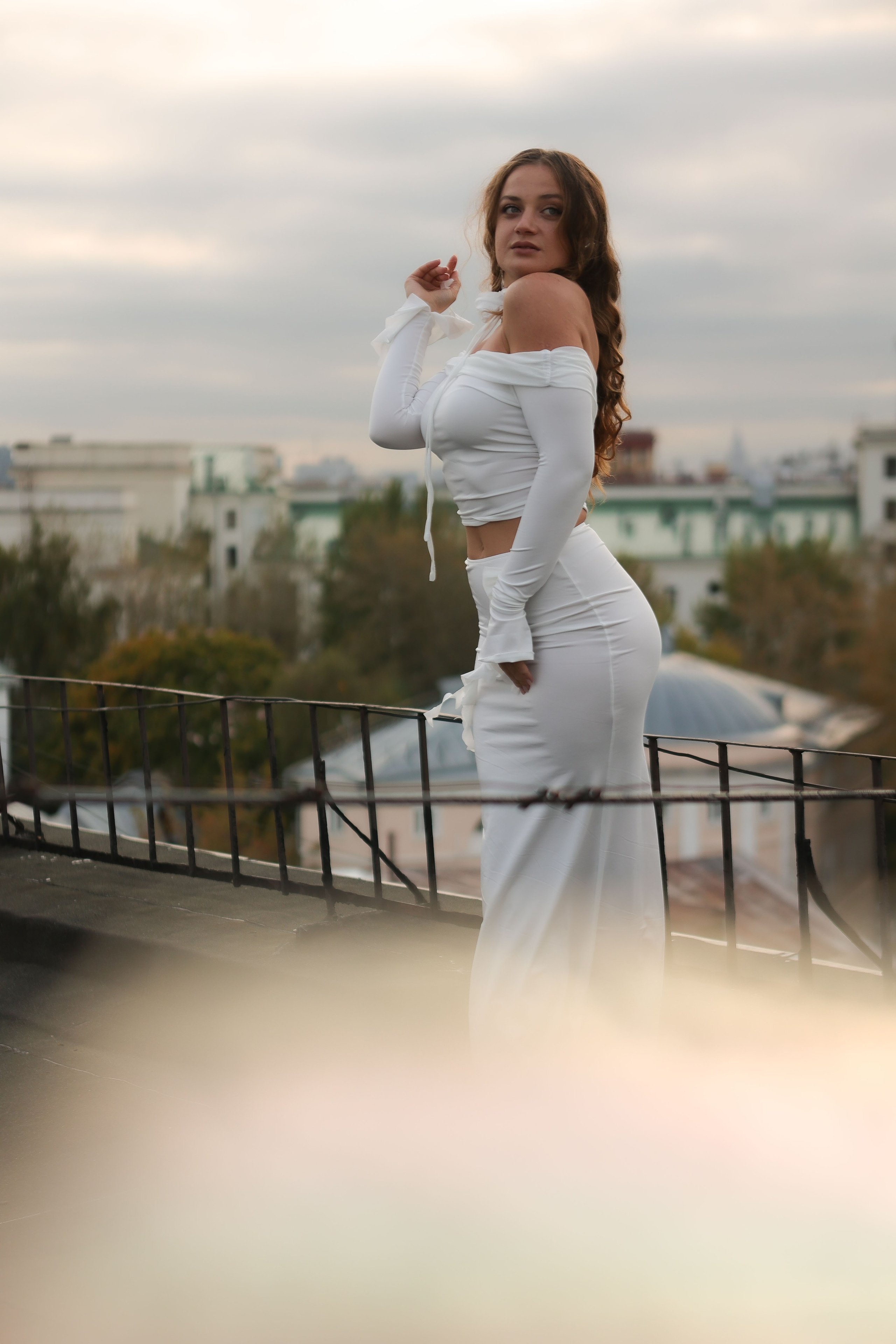 Съемка на крыше. Анастасия. Фотограф для вас и вашего бизнеса в Москве Альбина Никифоров