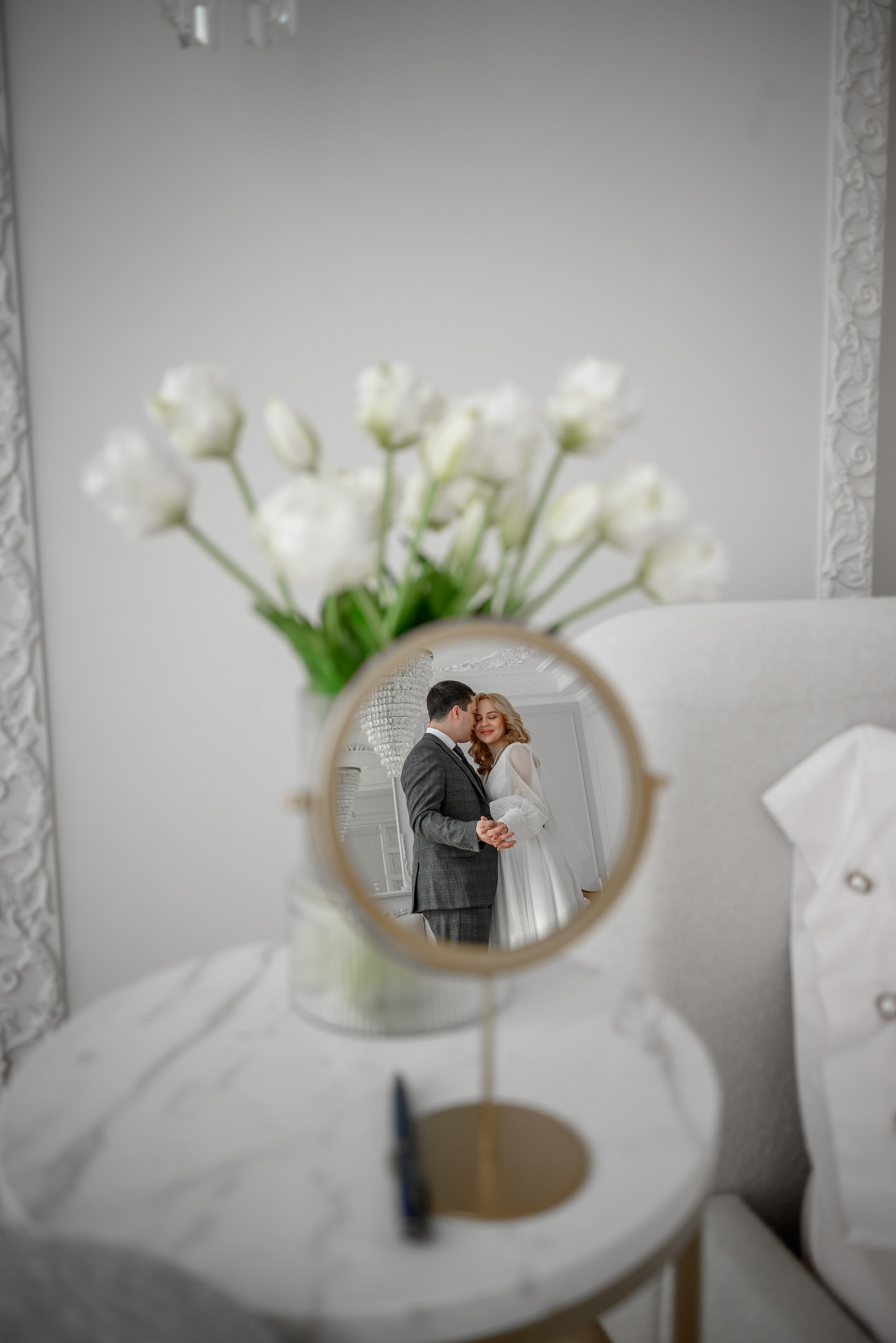 Свадебная фотосессия в студии. Юлия Басня семейный и свадебный фотограф в Донецке