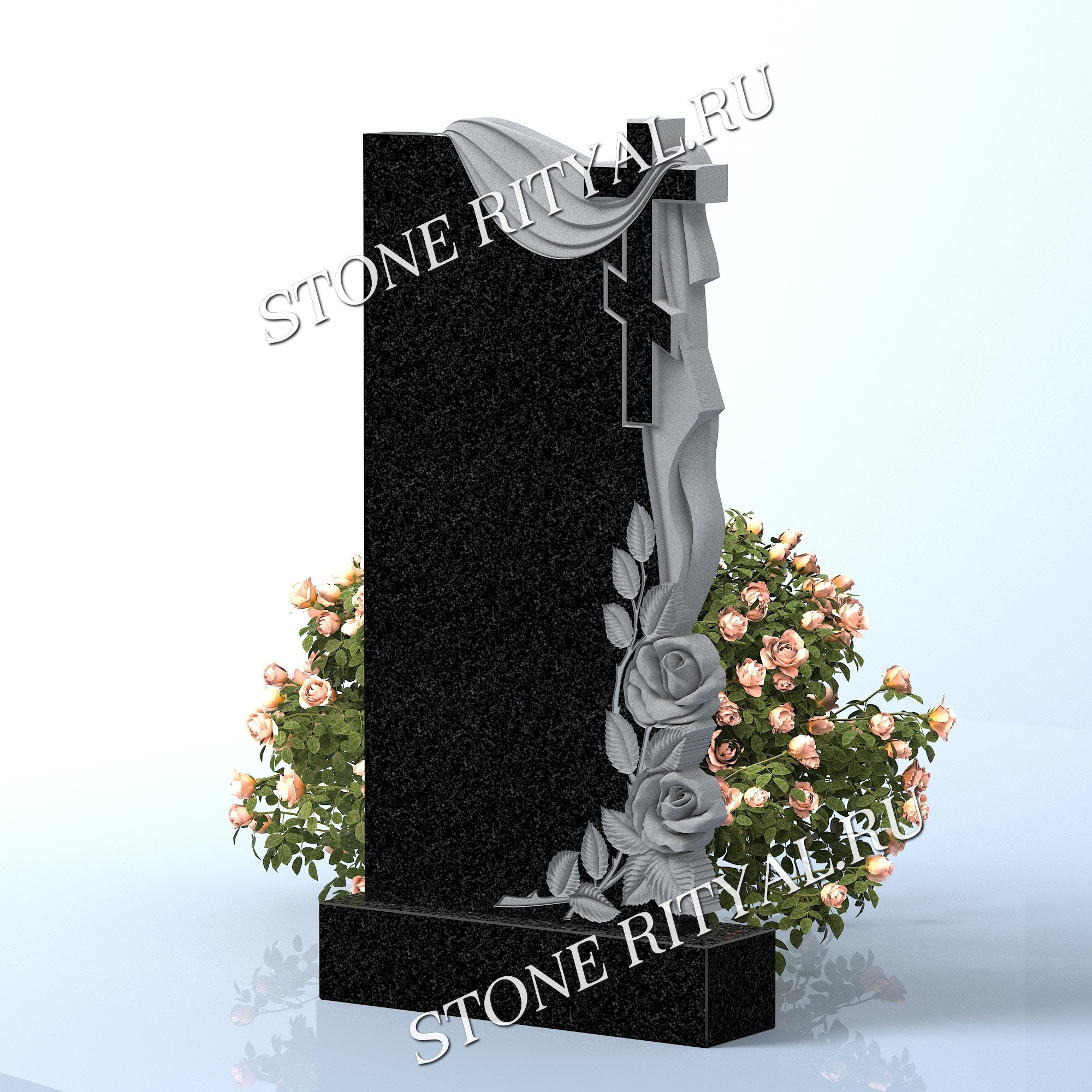 Вертикальные памятники фигурные. Изготовление и установка памятников в Москве и МО