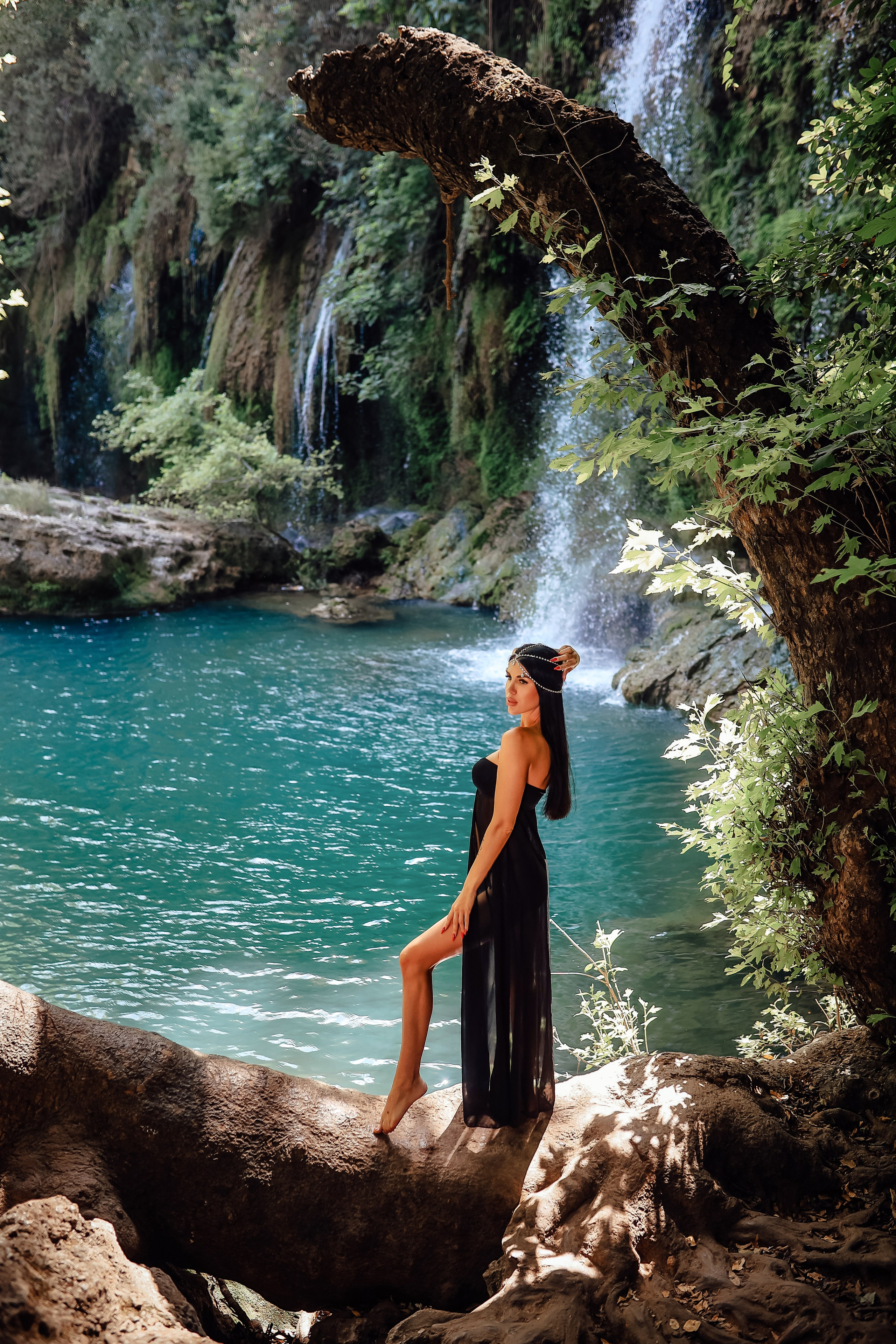 Photoshooting at Kurshunlu waterfall