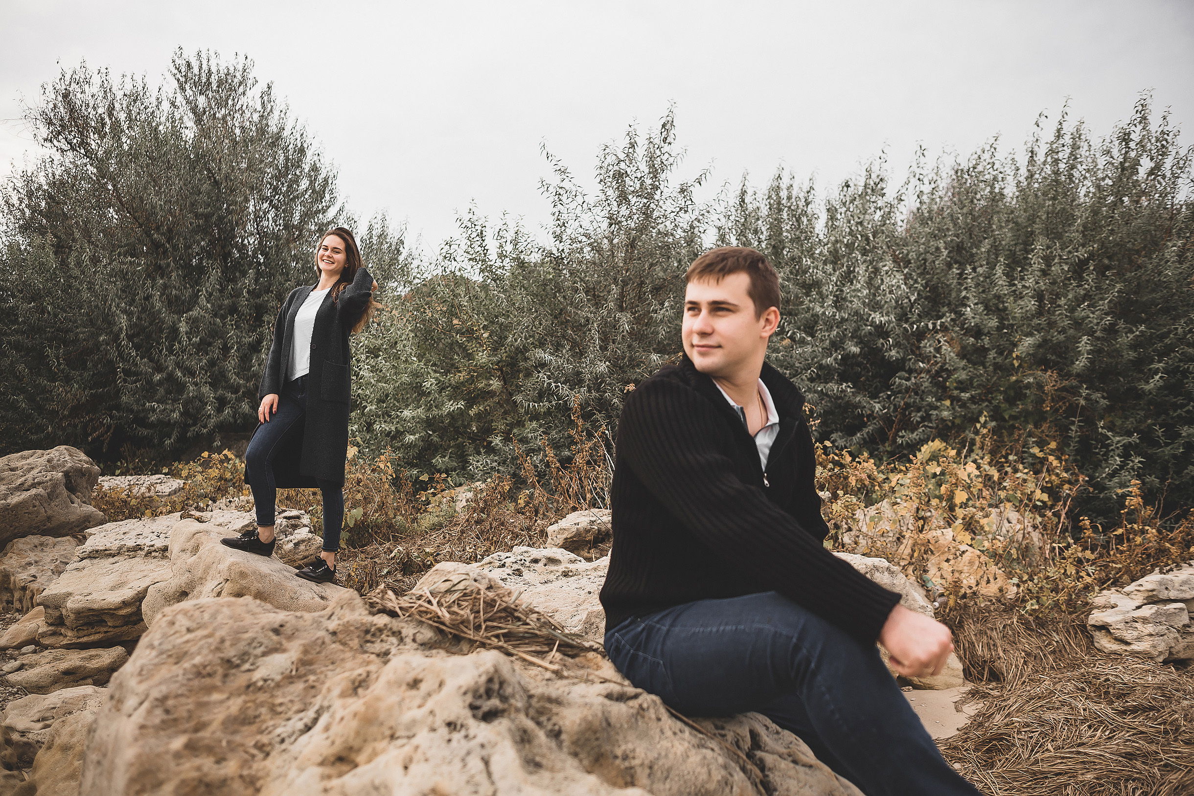 Предсвадебная прогулка Александра и Анастасии. Свадебный и семейный фотограф Владимир Карамышев