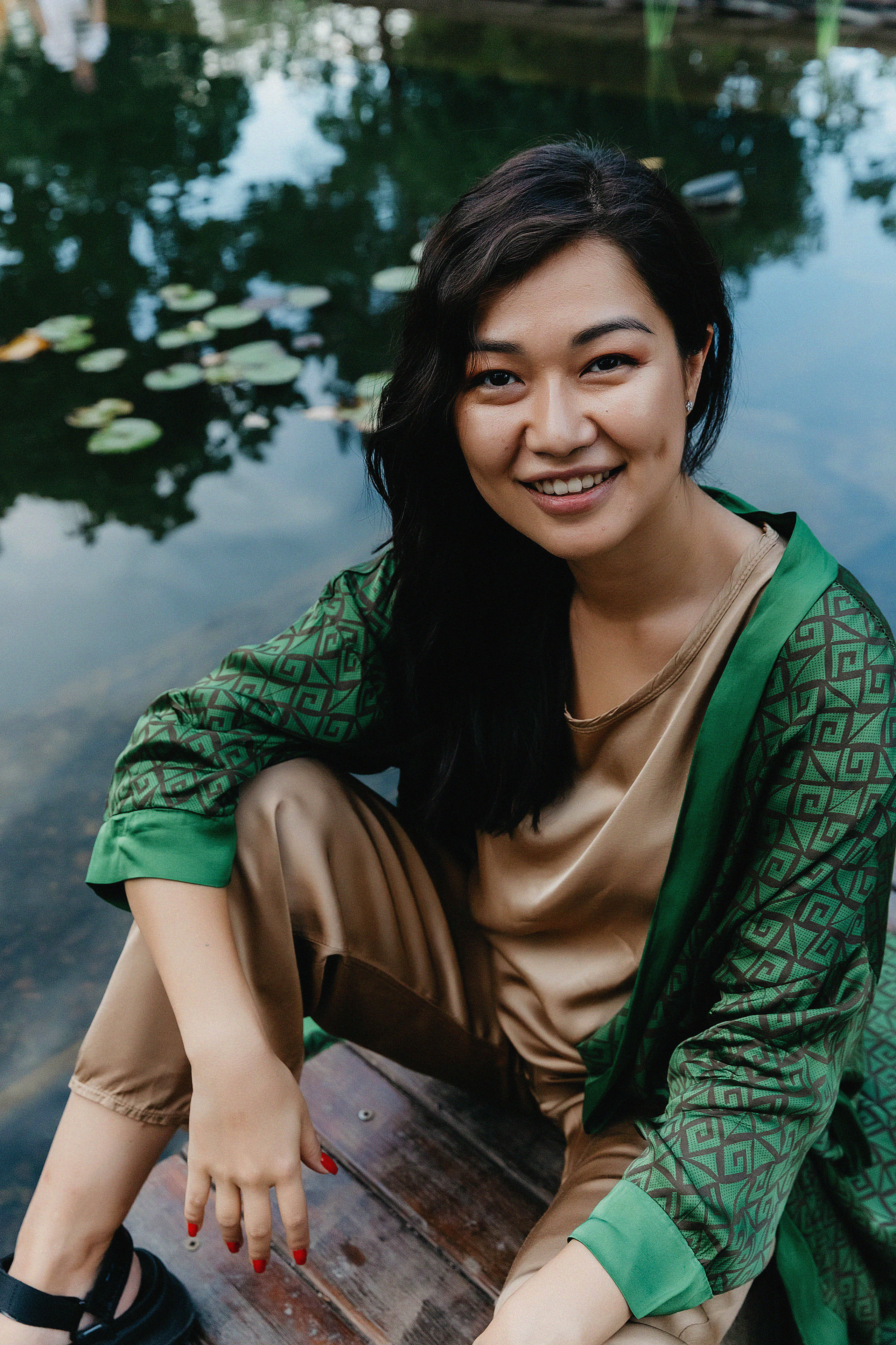 Фотосессия Гульбану в Ботаническом саду. Свадебный, семейный и портретный фотограф в Алматы, Костанай