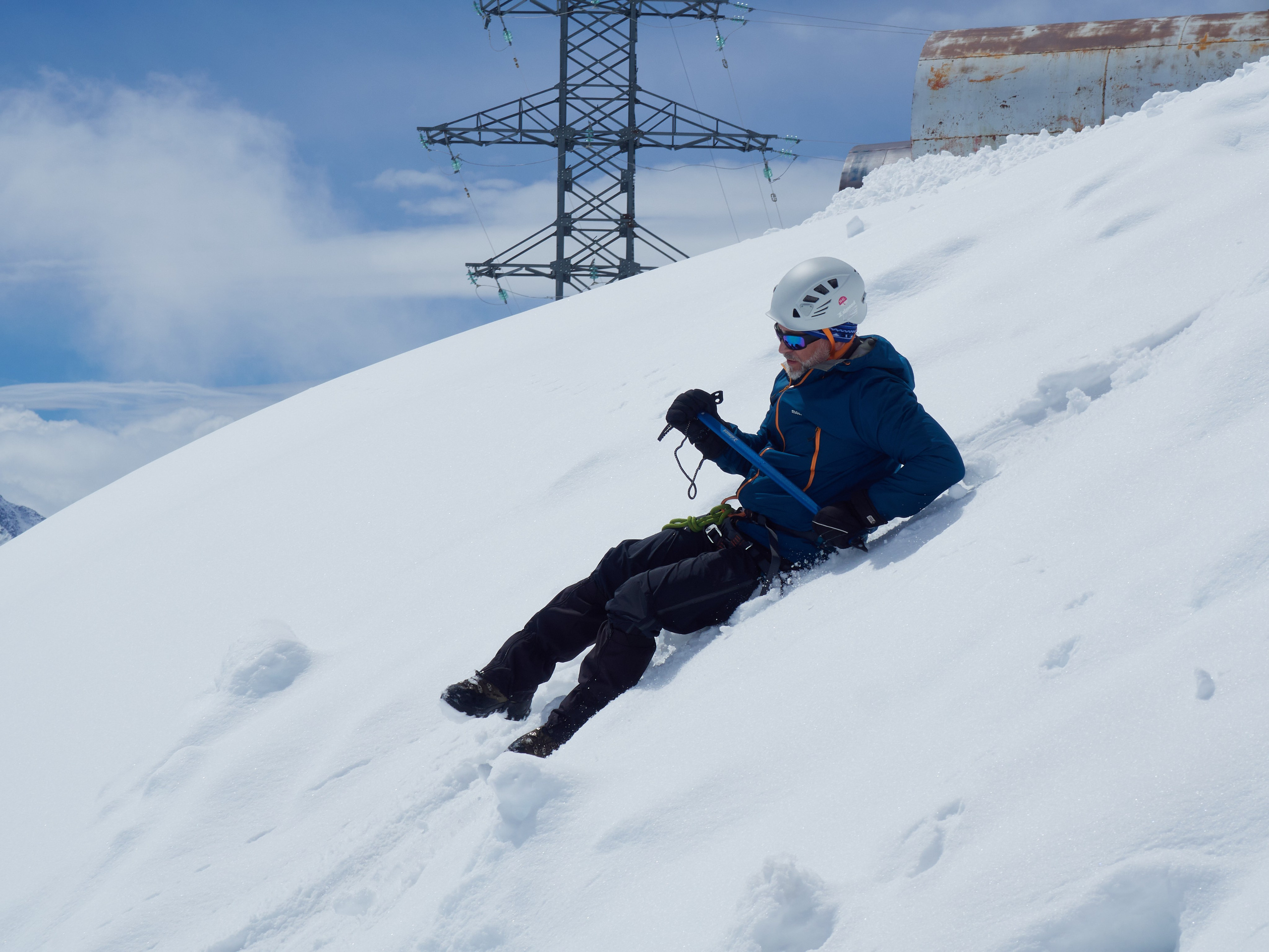 Снежно-ледовые занятия на высоте 3750. Горный, высотный Фотограф на Эльбрусе Георгий