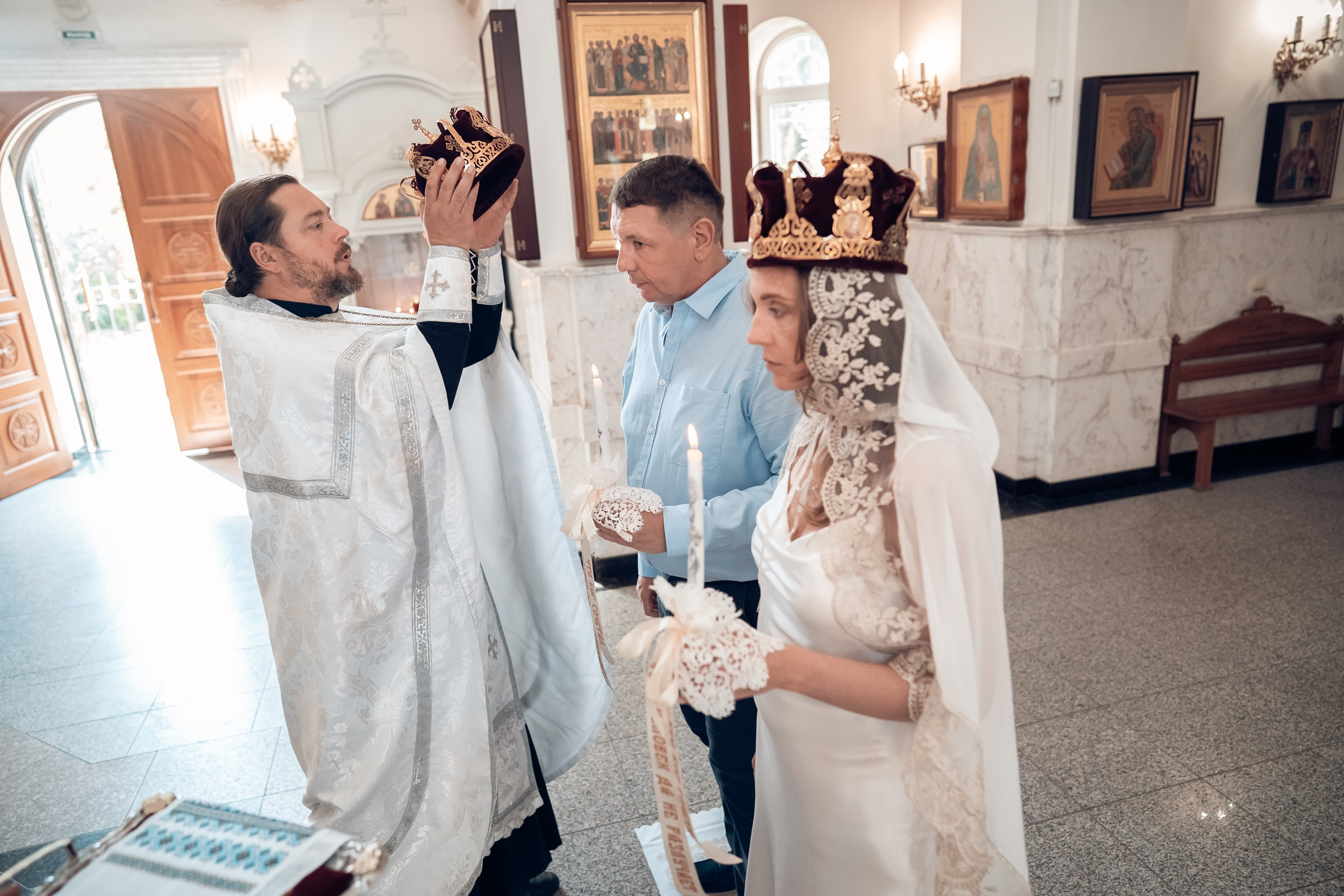 Венчание в храме Вознесения Господне г. Севастополь. Церковный фотограф Севастополь