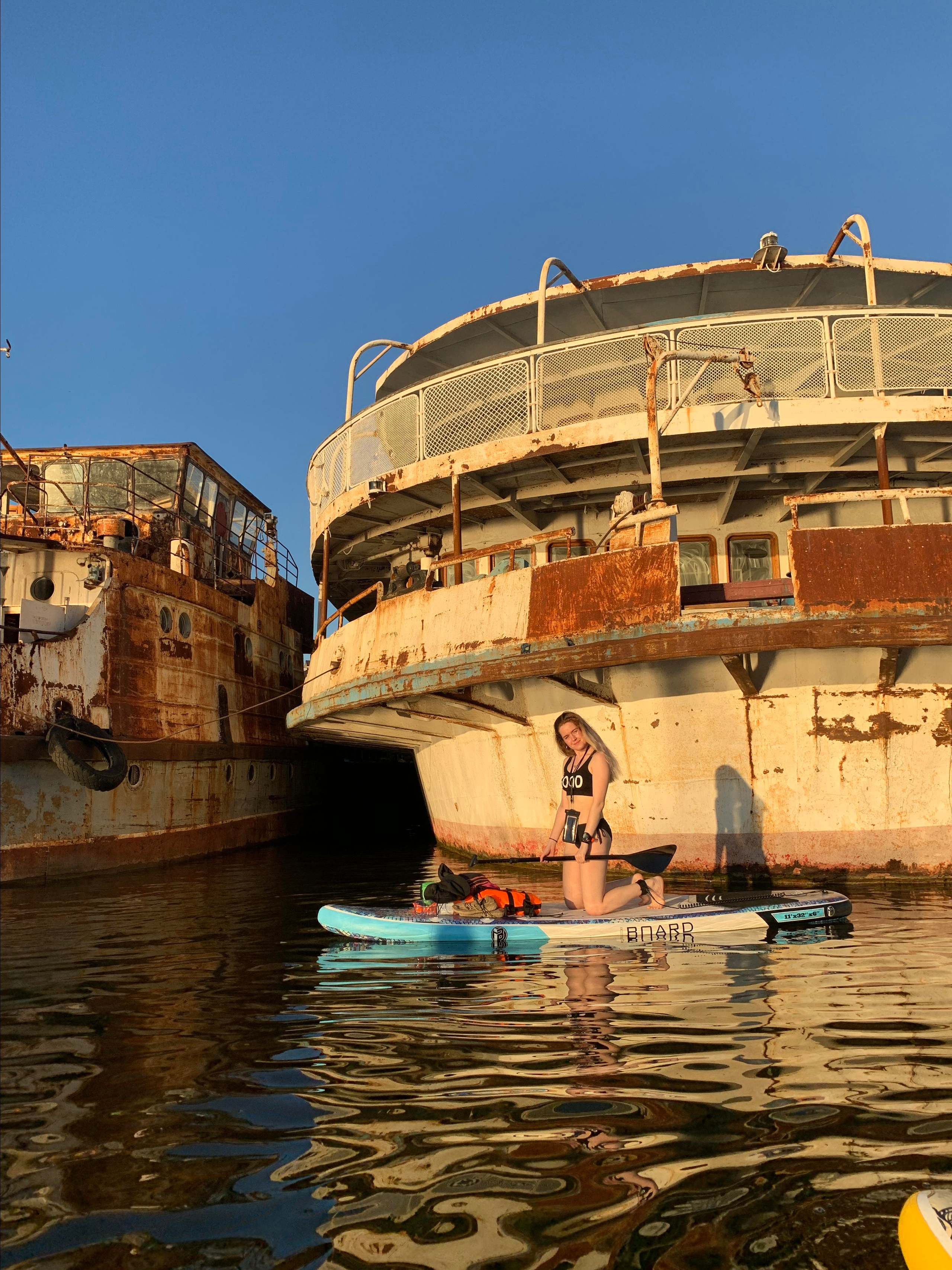 Прогулка на сапбордах в Уфе по Ольховому озеру