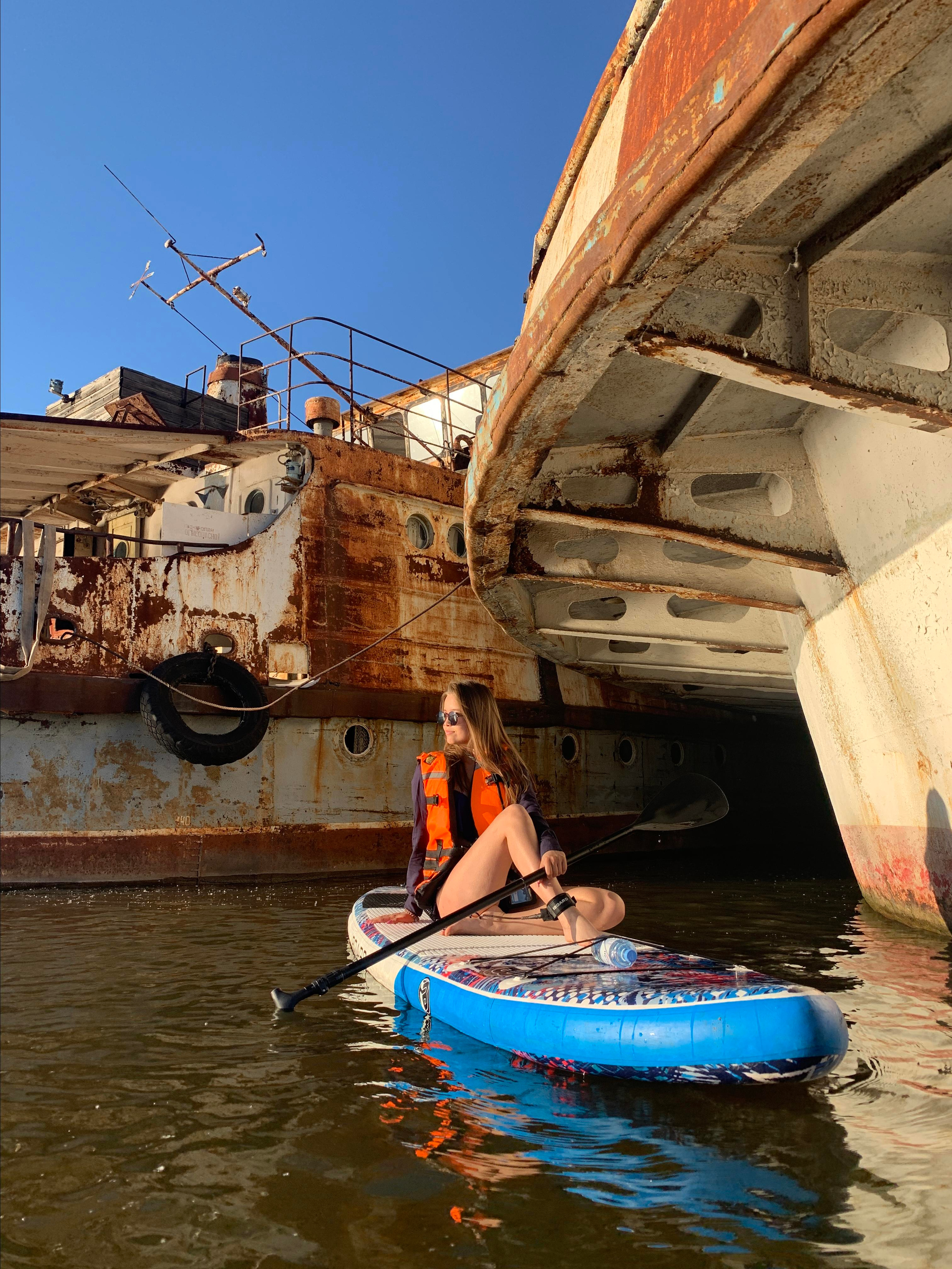 Прогулка на сапбордах в Уфе по Ольховому озеру