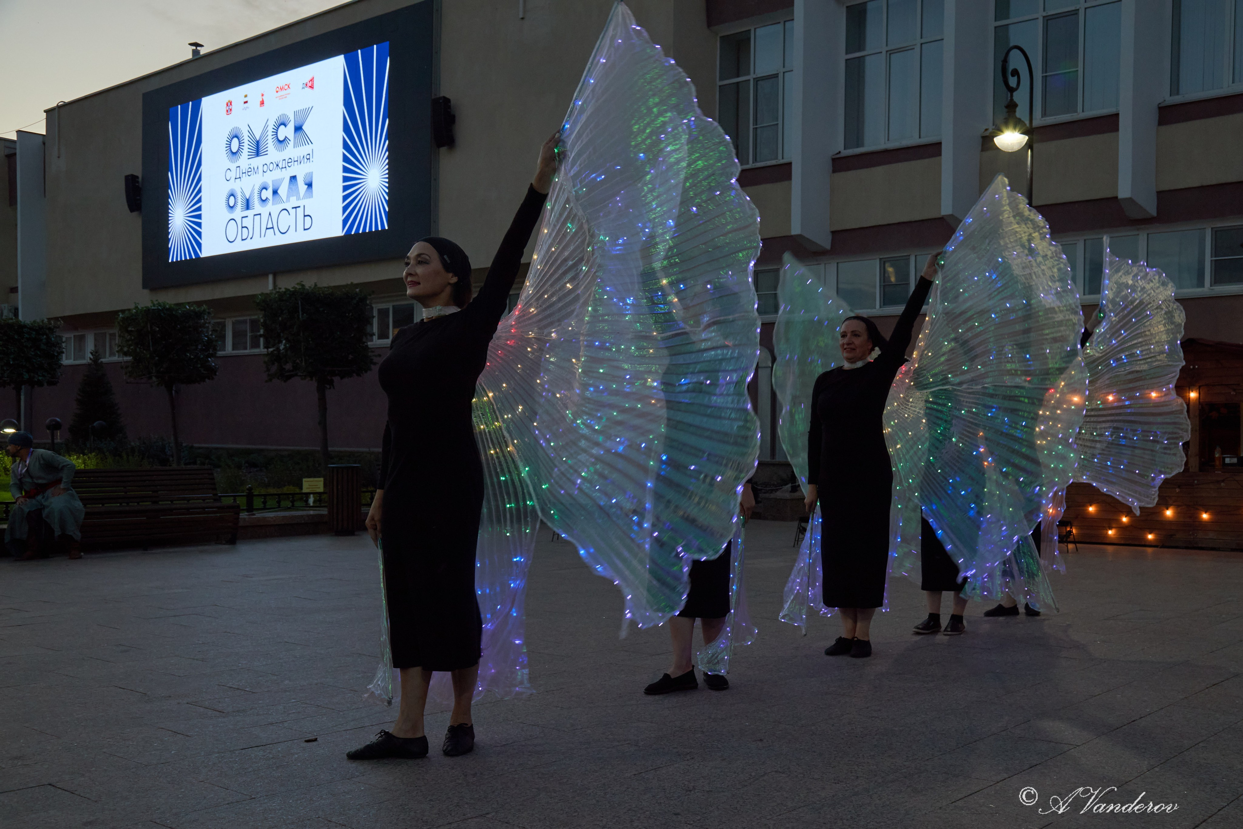 Огненное шоу день города Омск. Фотограф Омск | Александр Вандеров