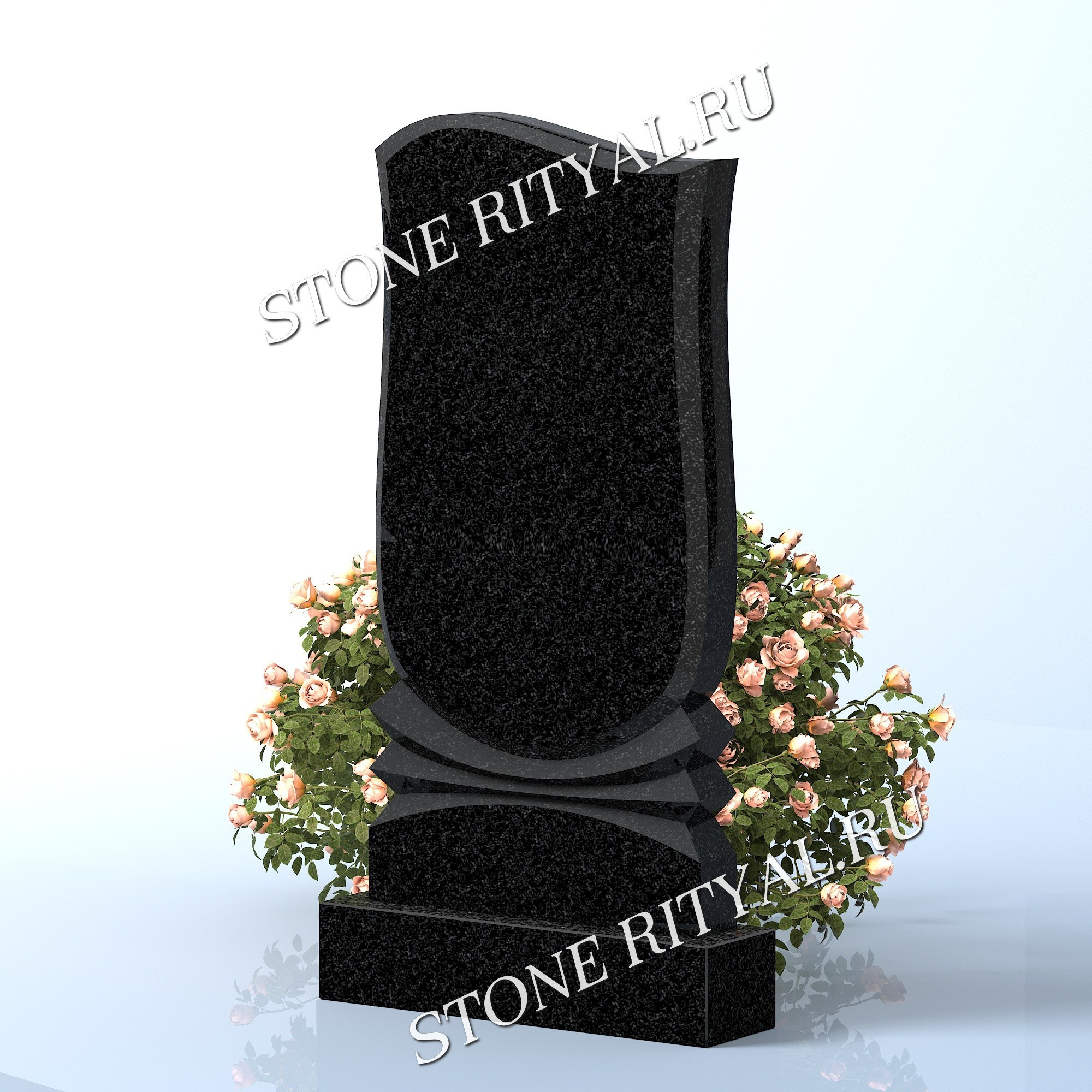 Вертикальные памятники прямые. Изготовление и установка памятников в Москве и МО