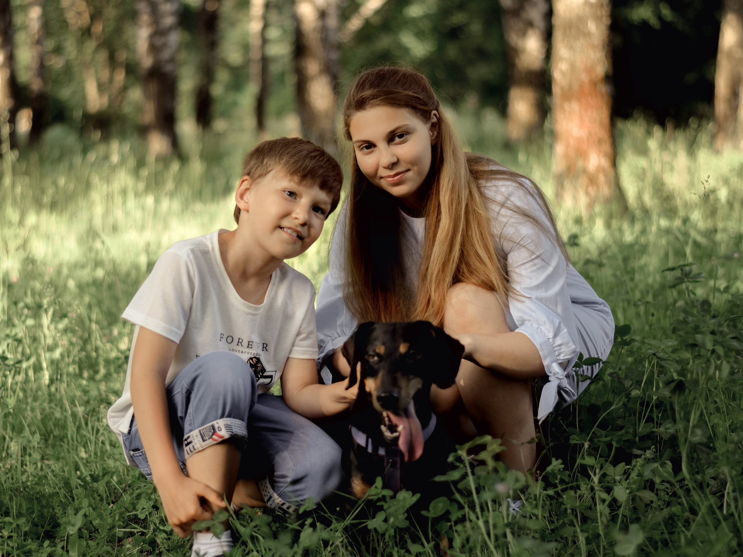 Детская фотосессия Насти и Вани. Семейный фотограф Щёкино, Тула. От 5000р