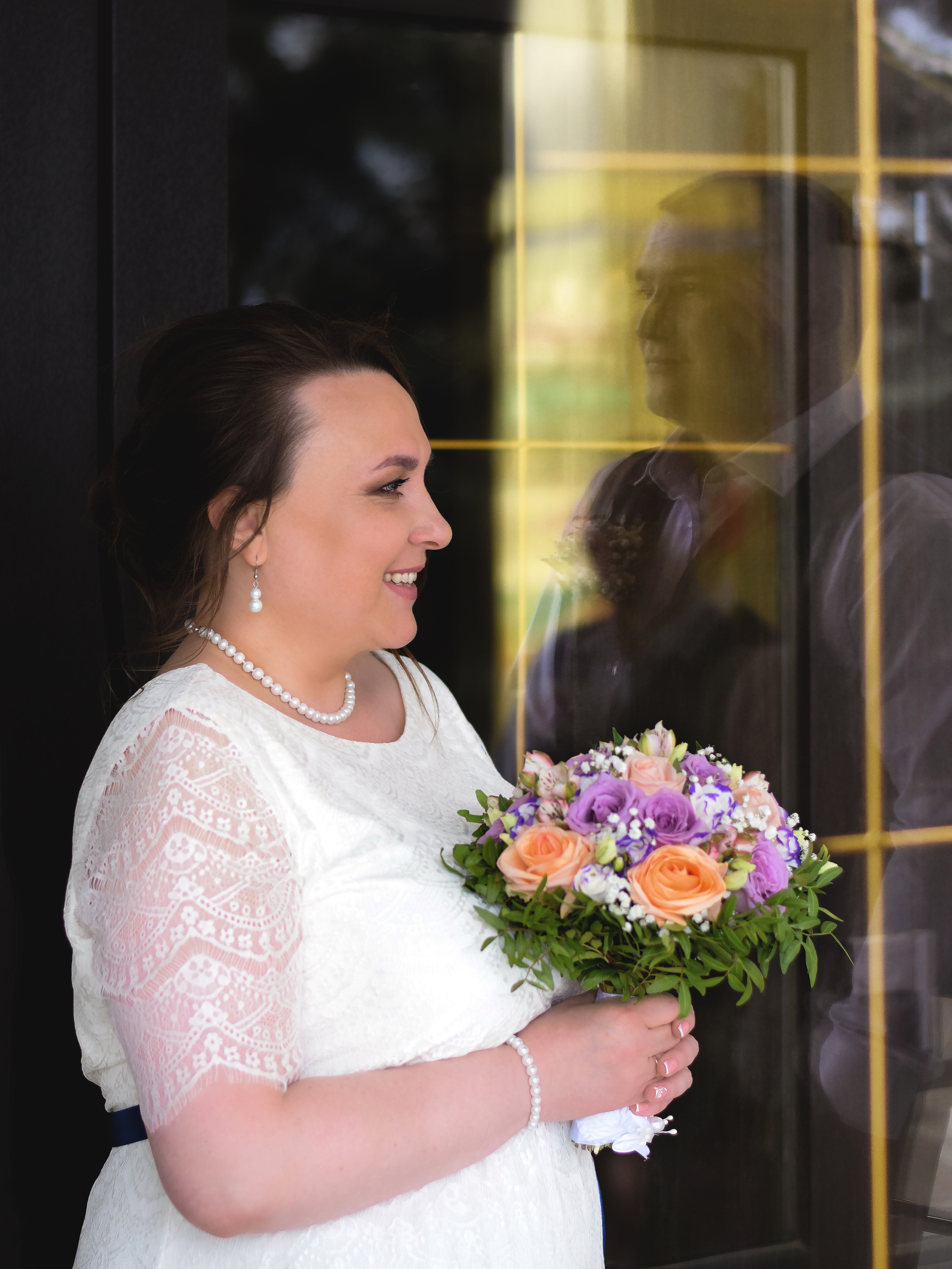 Леся и Сергей. Небольшая фотосессия около ЗАГСа г. Щекино. Семейный фотограф Щёкино, Тула. От 5000р