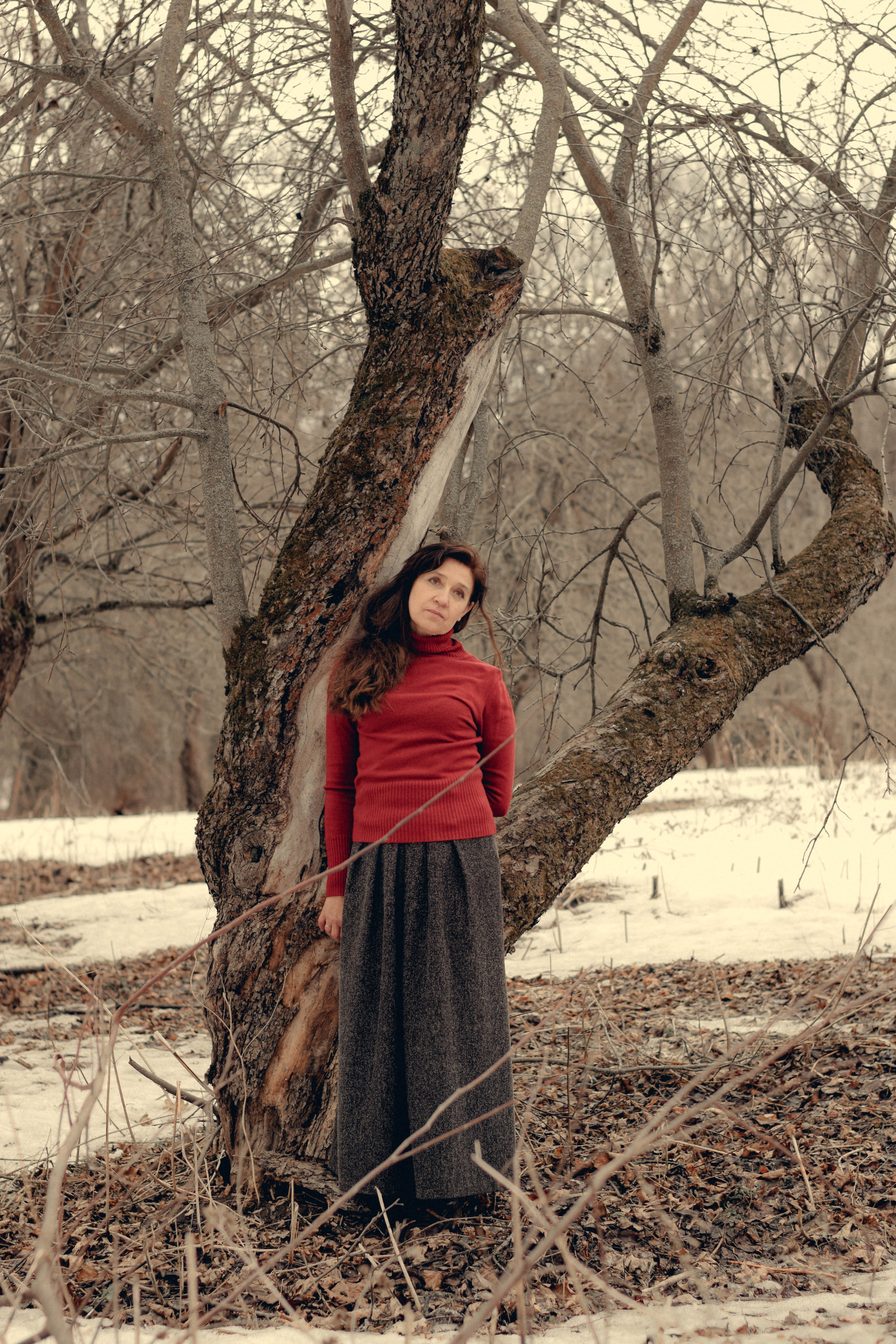 Ранняя весна. Фотосессия для Ольги в Ясной Поляне. Семейный фотограф Щёкино, Тула. От 5000р