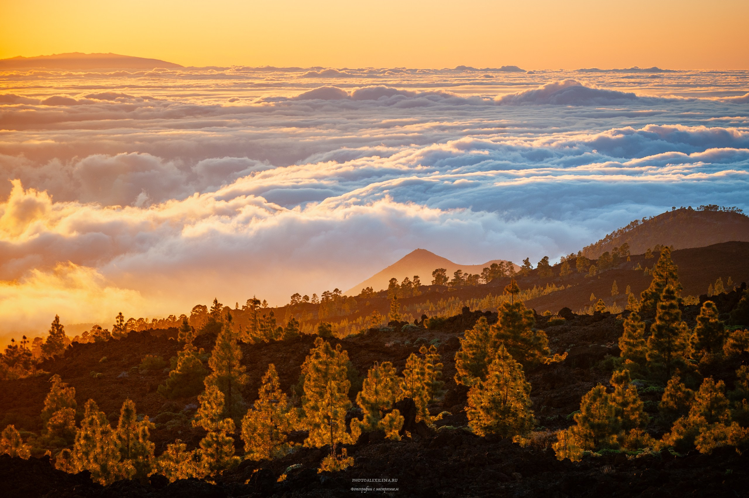 В кальдере вулкана. Авторские стильные фотокартины