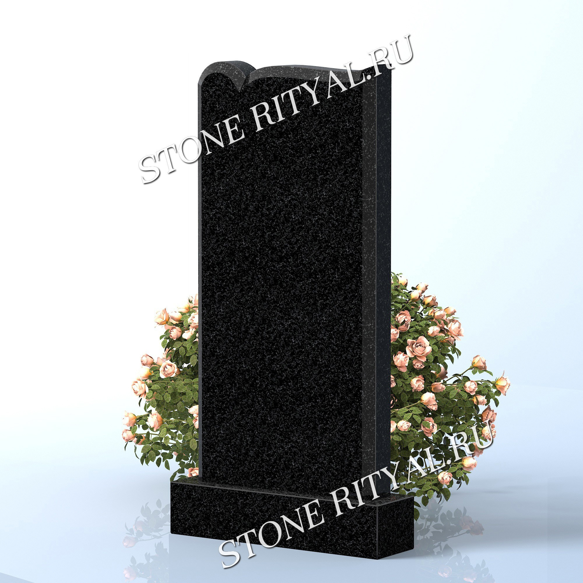 Вертикальные памятники прямые. Изготовление и установка памятников в Москве и МО