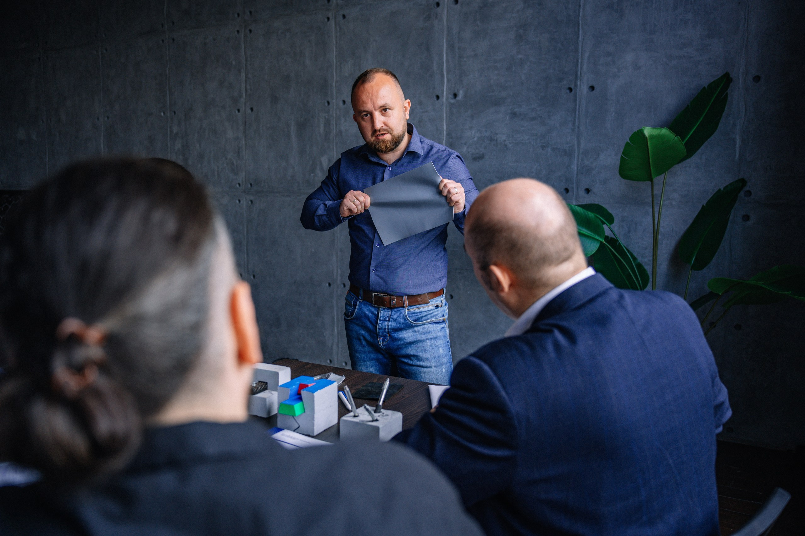 Бизнес фотосессия для строительной компании