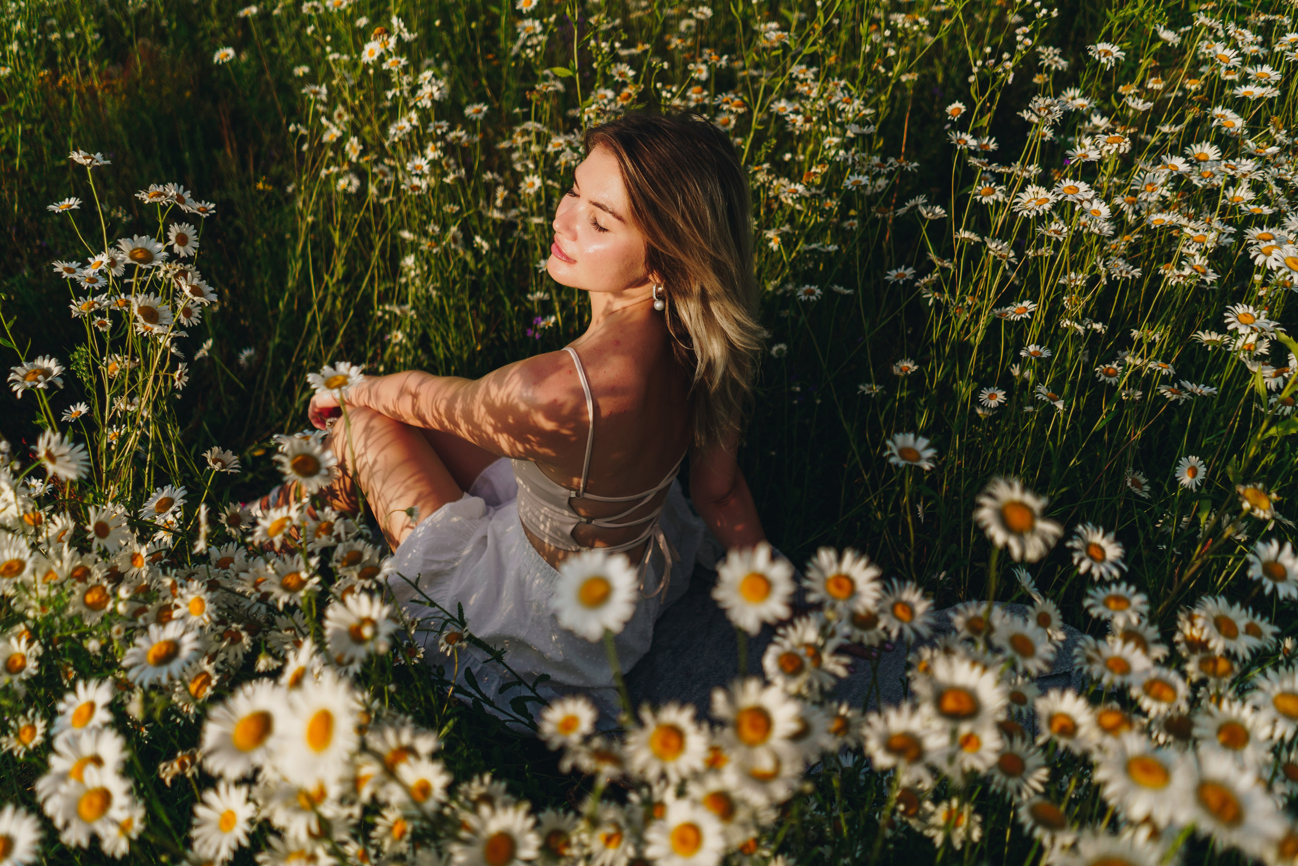 Елена, Богослово, ромашковое поле. Наталья Дукалова фотограф Щелково Королев Пушкино Москва Балашиха
