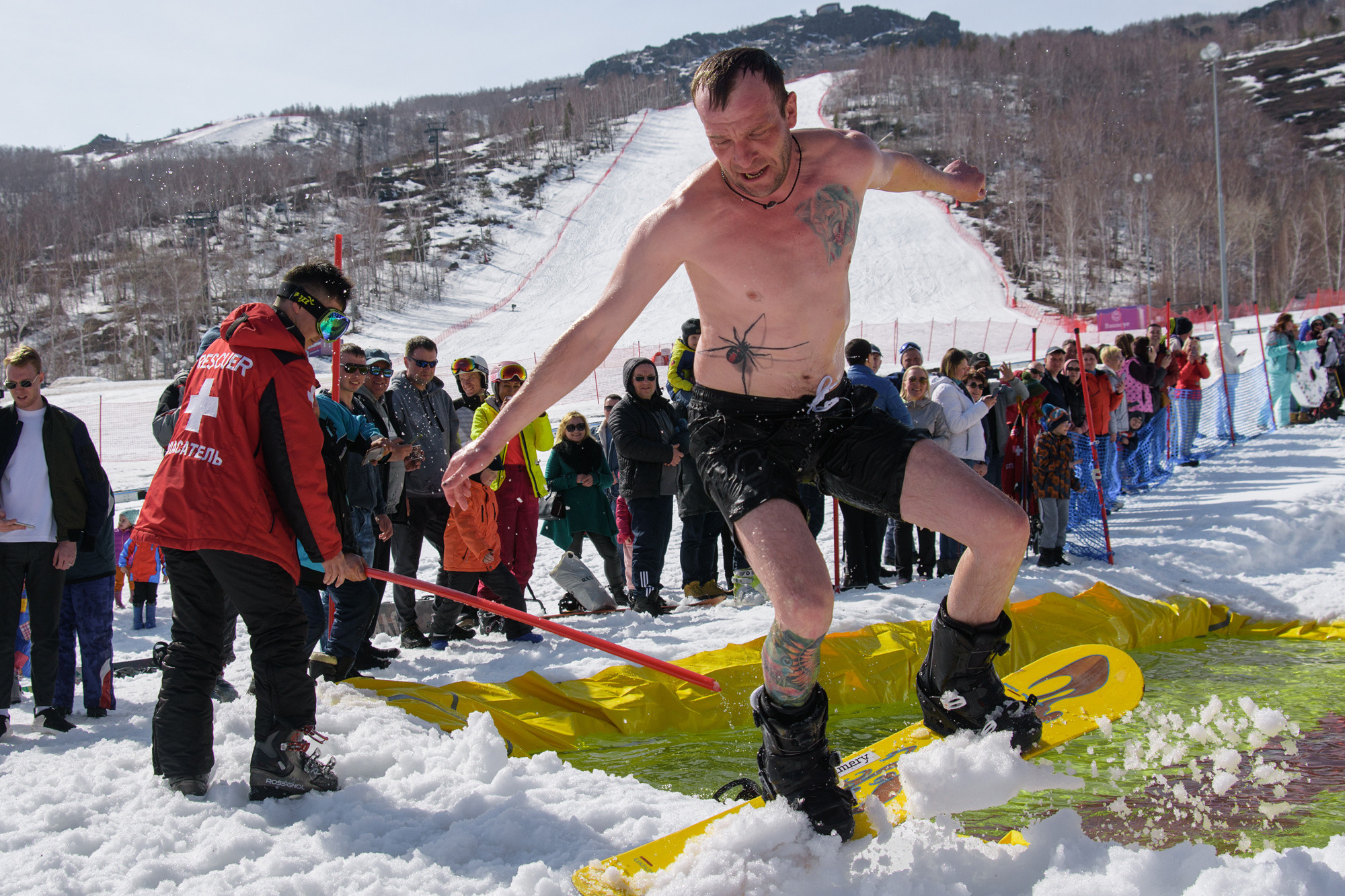 ГЛЦ Банное. Закрытие горнолыжного сезона. Evgeniy Roslov