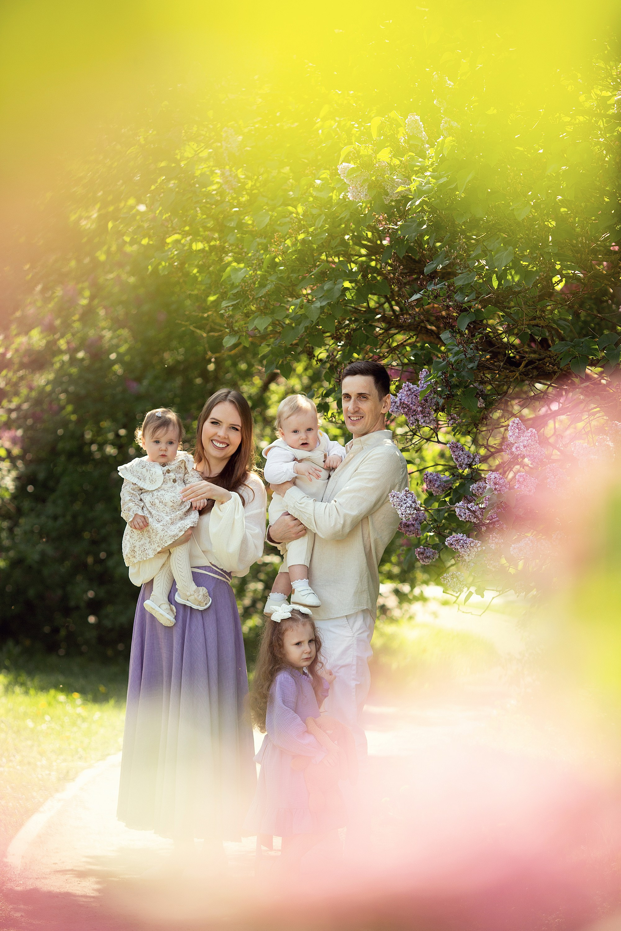 Сиреневая сказка с малышами. Tatyana Nadezhdina Family photographer