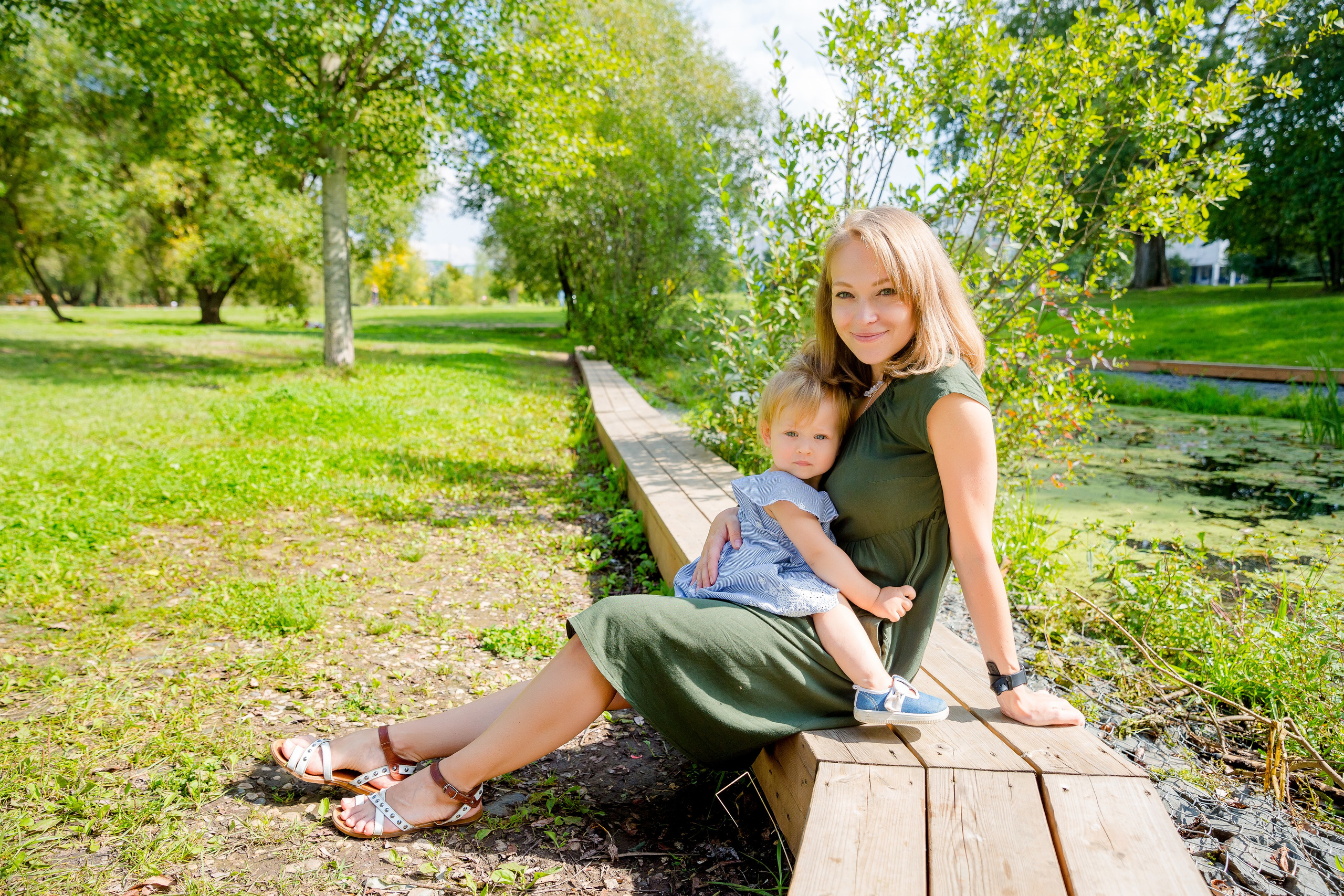 Семейная фотосессия в парке с детьми