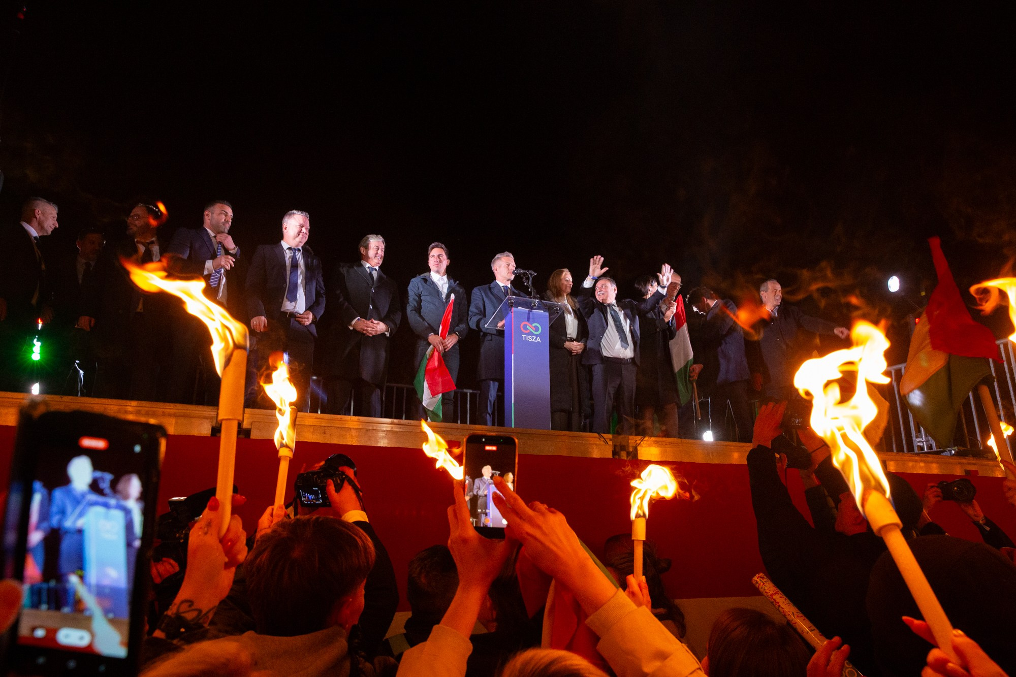 TISZA Victory Night, Hungary 2026. Photographer in Budapest — Yura Knyazev