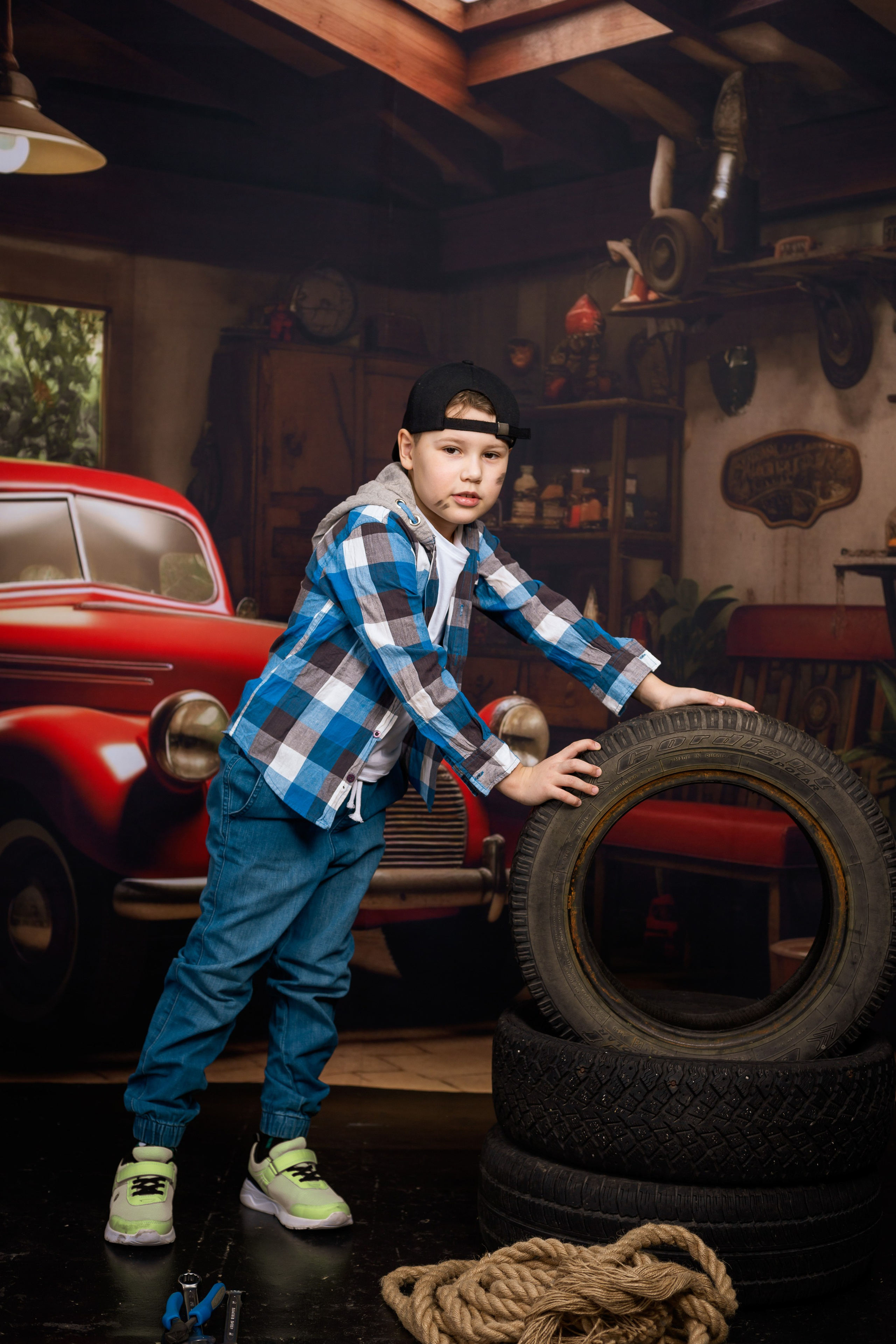 Фотосессия с цепью