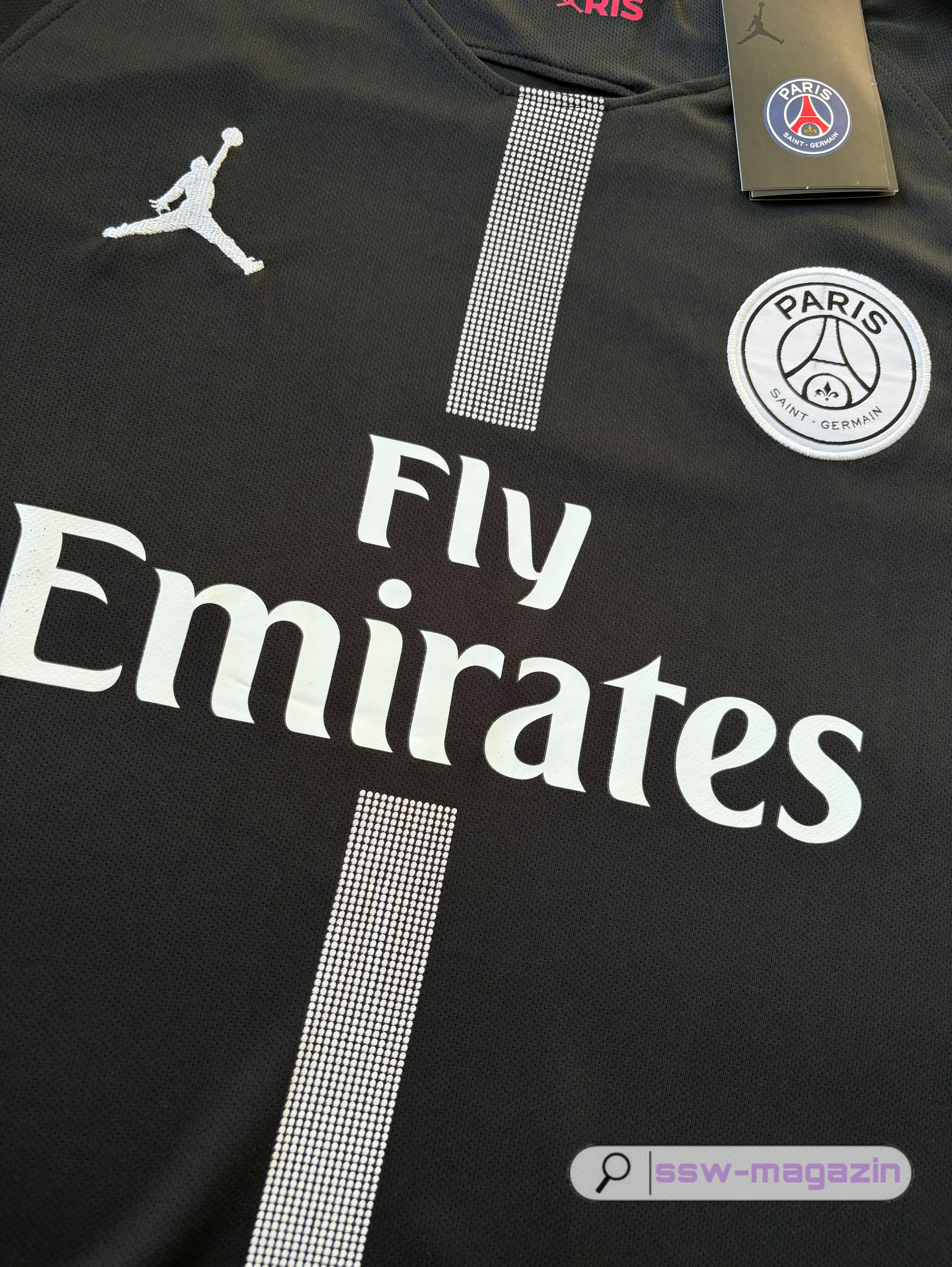 Футболка PSG 2018-2019 чёрная купить. Футбольный магазин — ssw_magazin