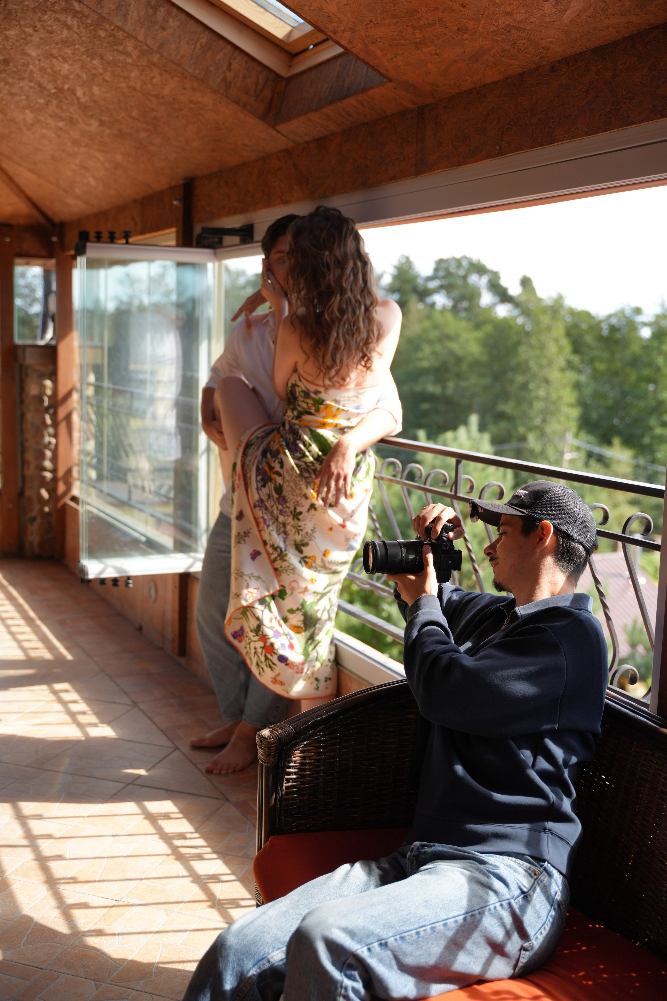 #backstage со съёмок команды в загородном доме. Портретный фотограф в Санкт-Петербурге Дмитриева Наталия