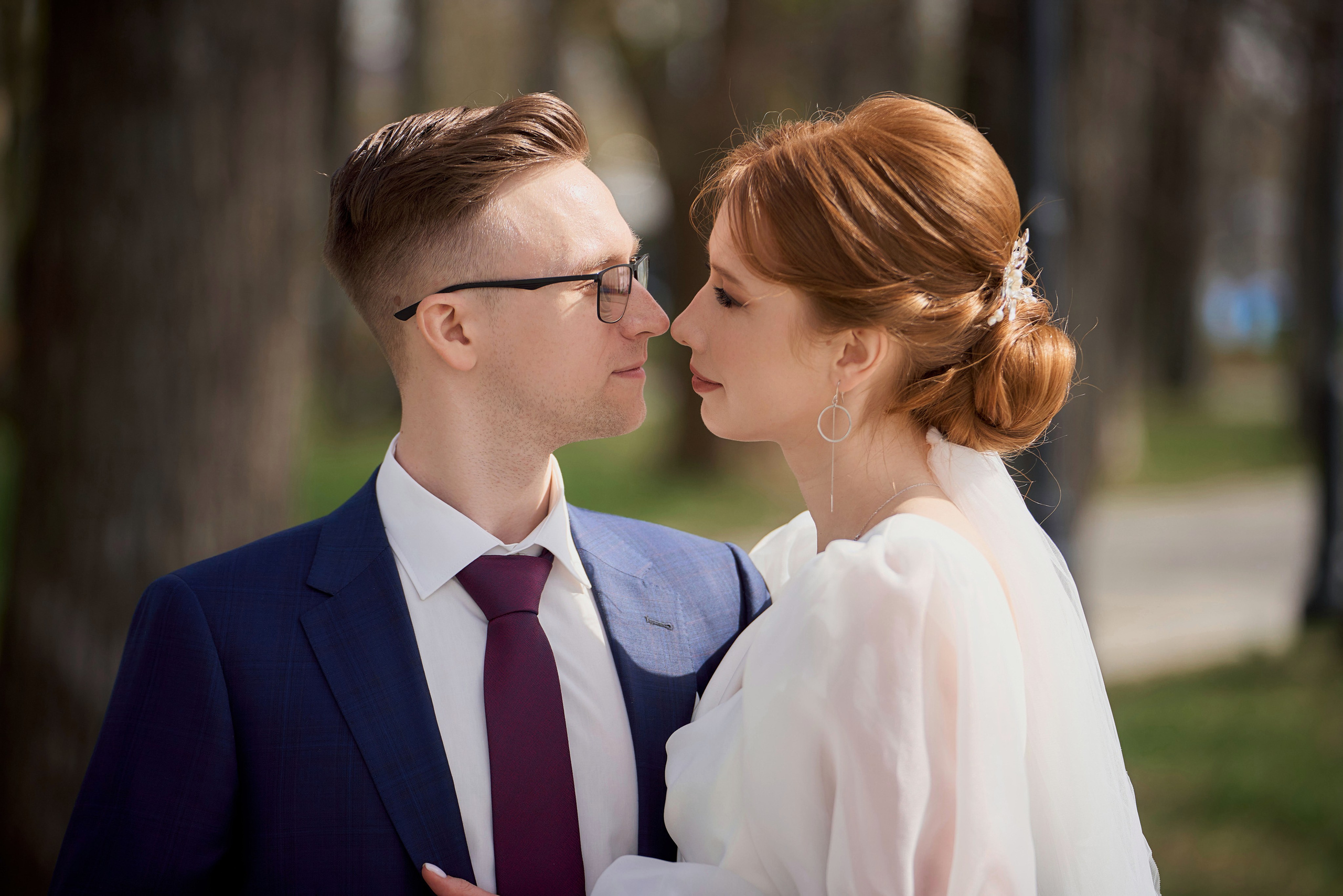 Свадебная Фотосессия в Савёловском ЗАГС и парке Речного Вокзала Москвы