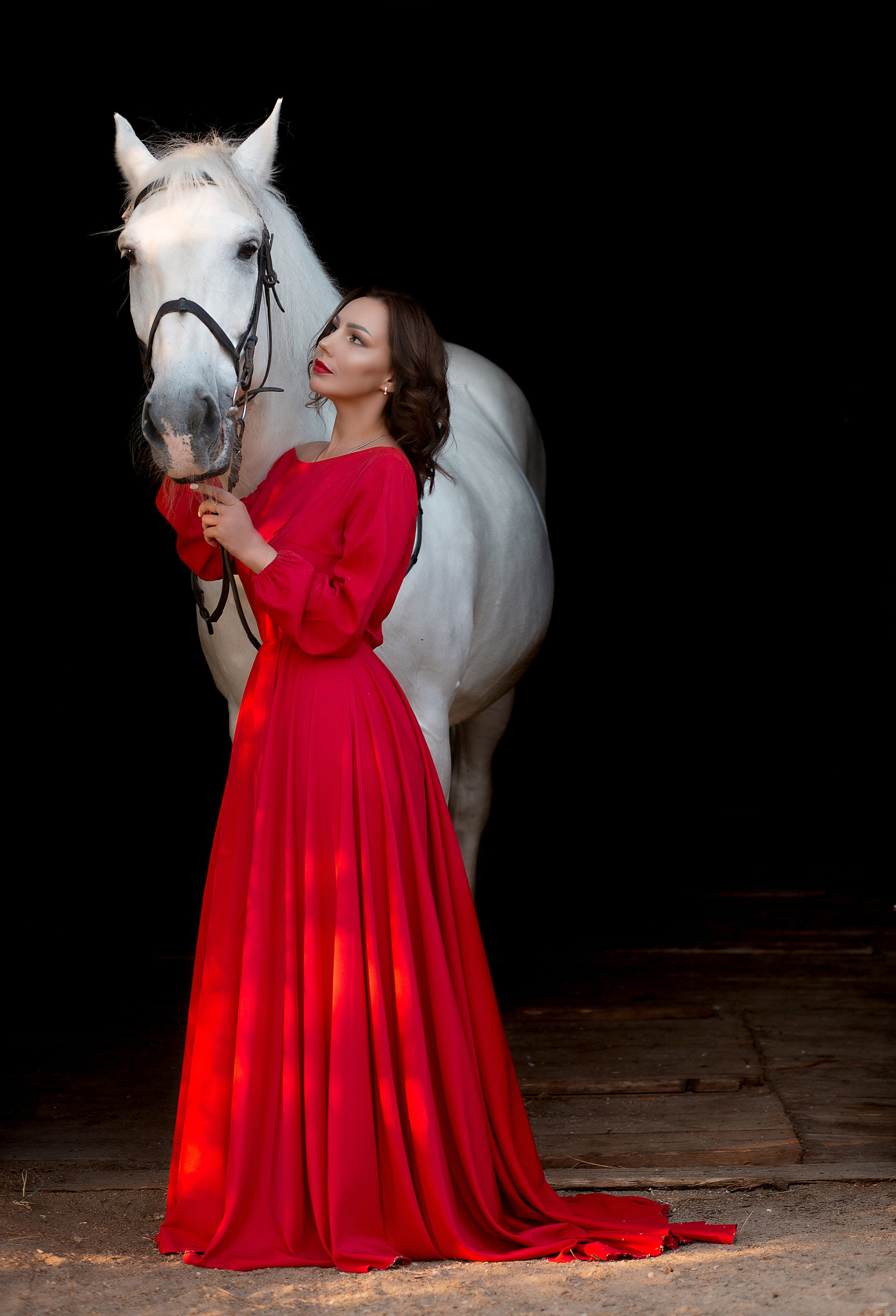 Алена и Воробей (фото-день). Фотосессия с лошадьми в Нижнем Новгороде