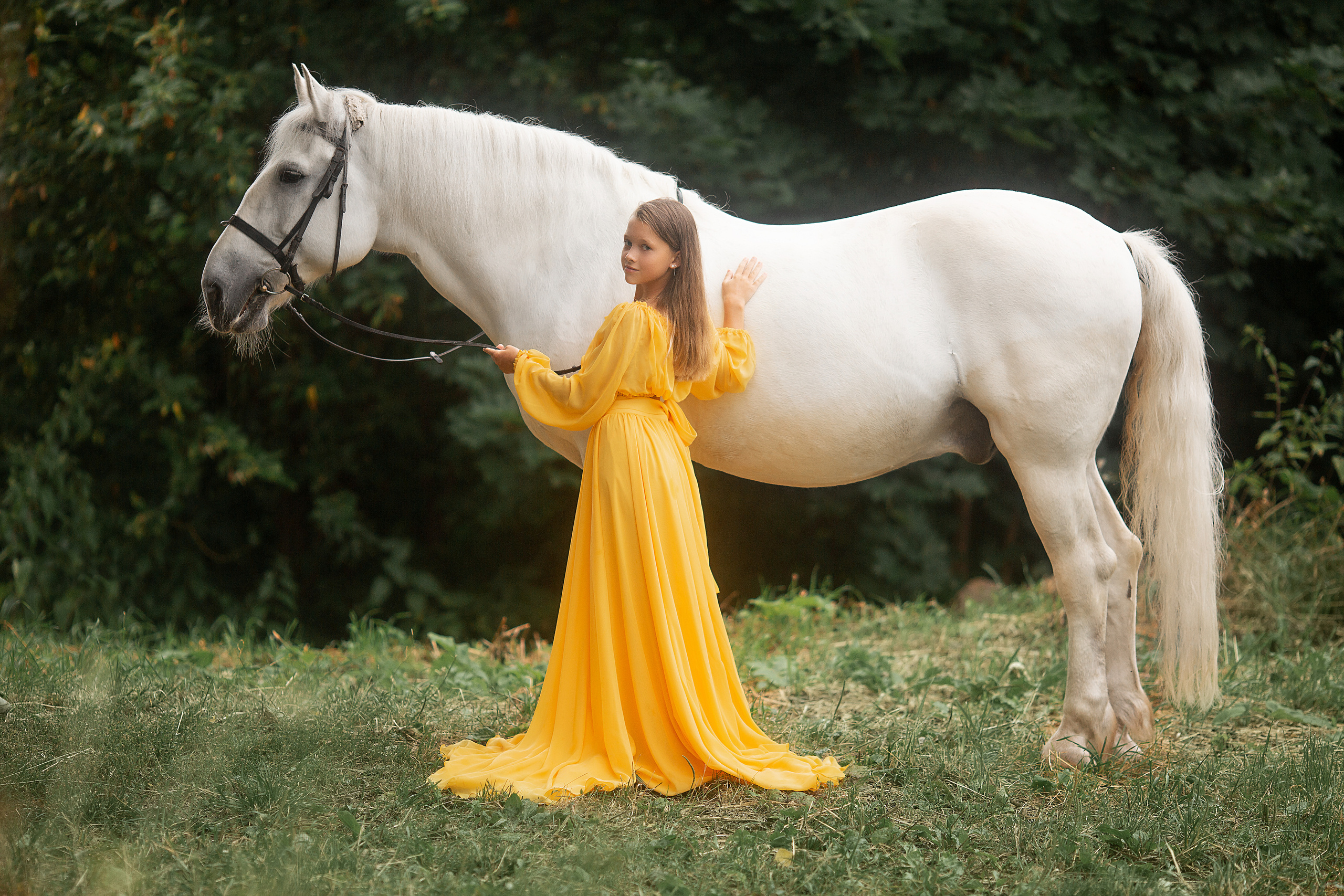 Фотосессия Арины и Вики. Фотосессия с лошадьми в Нижнем Новгороде