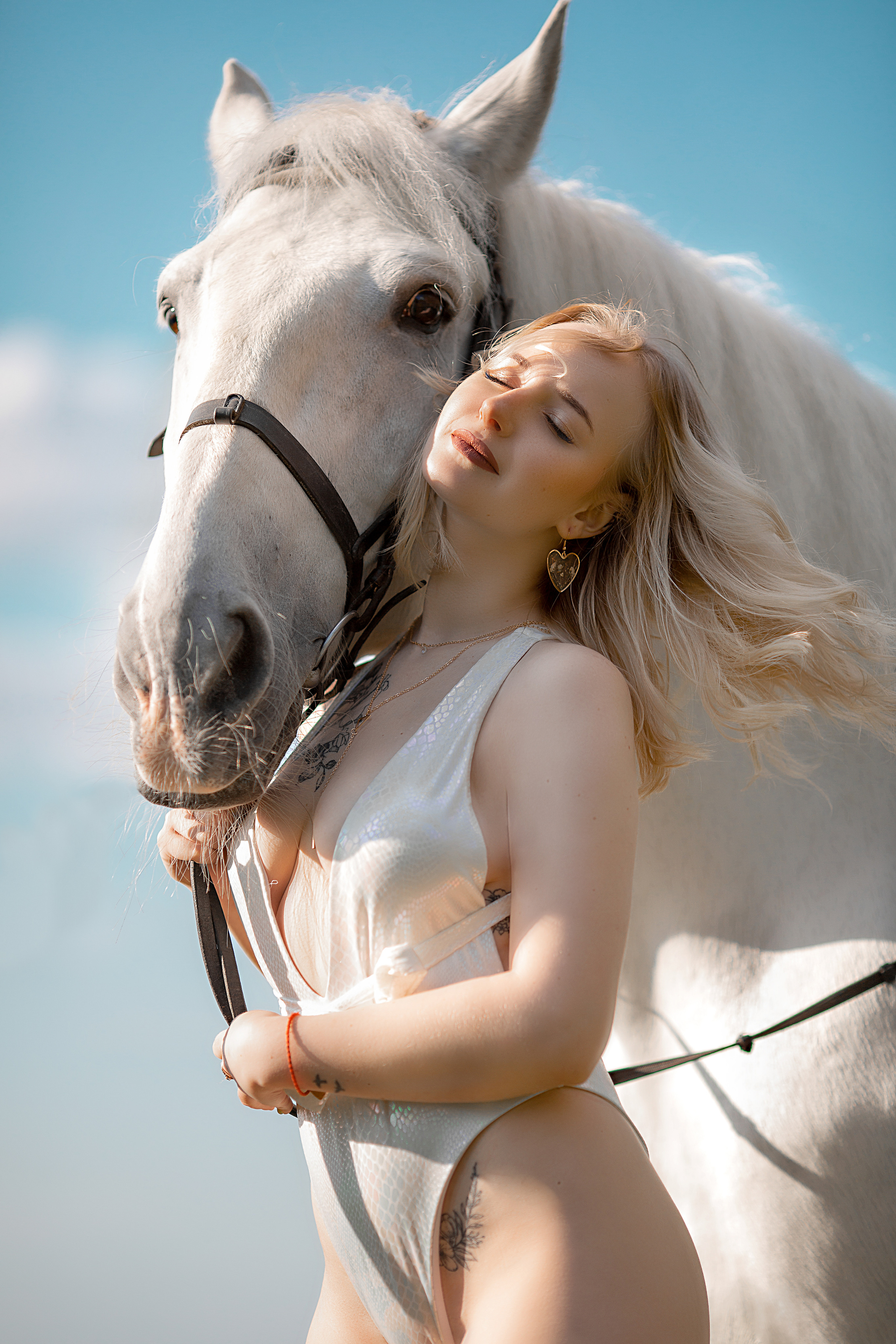 Фотосессия Алины и Воробья. Фотосессия с лошадьми в Нижнем Новгороде