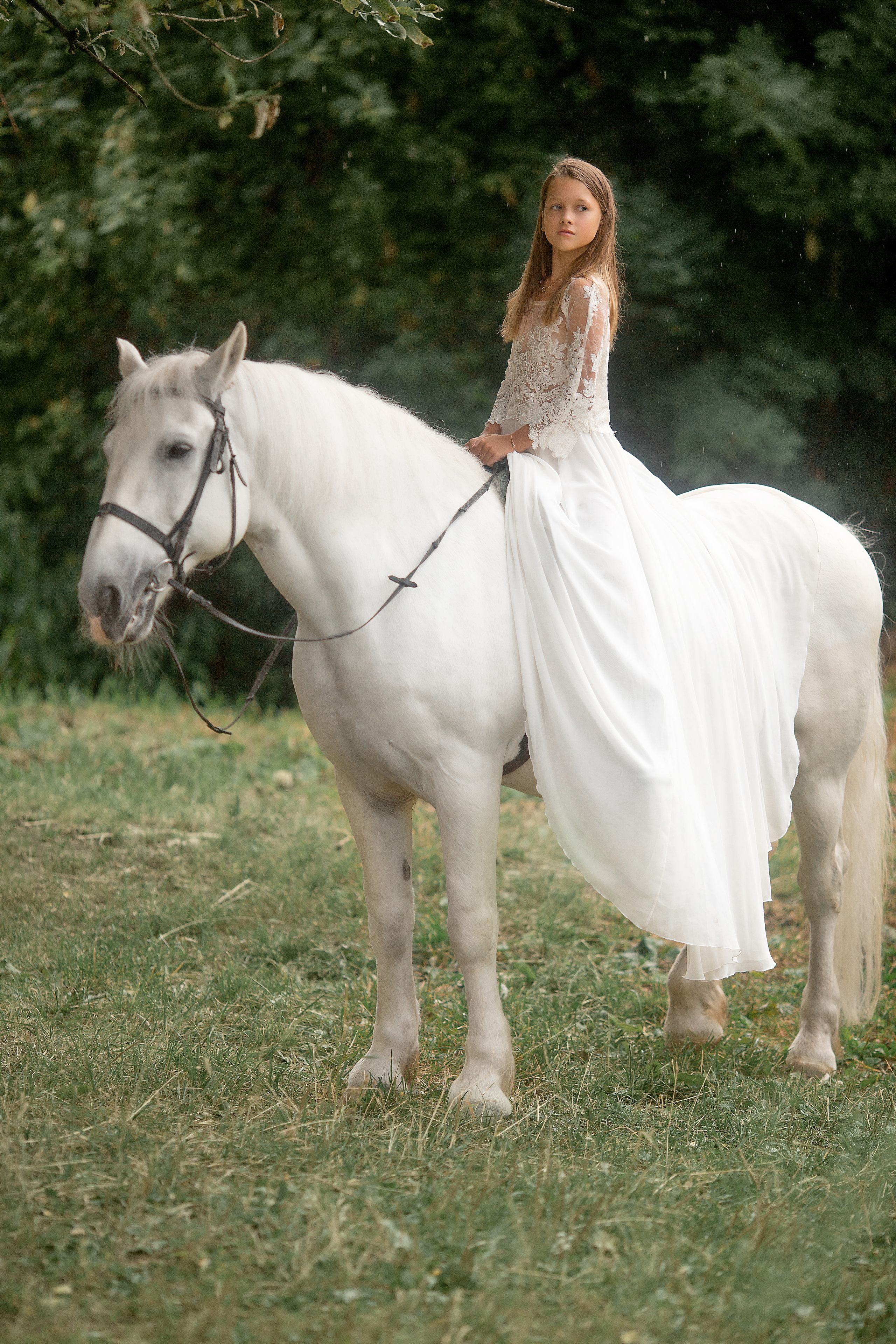 Фотосессия Арины и Вики. Фотосессия с лошадьми в Нижнем Новгороде