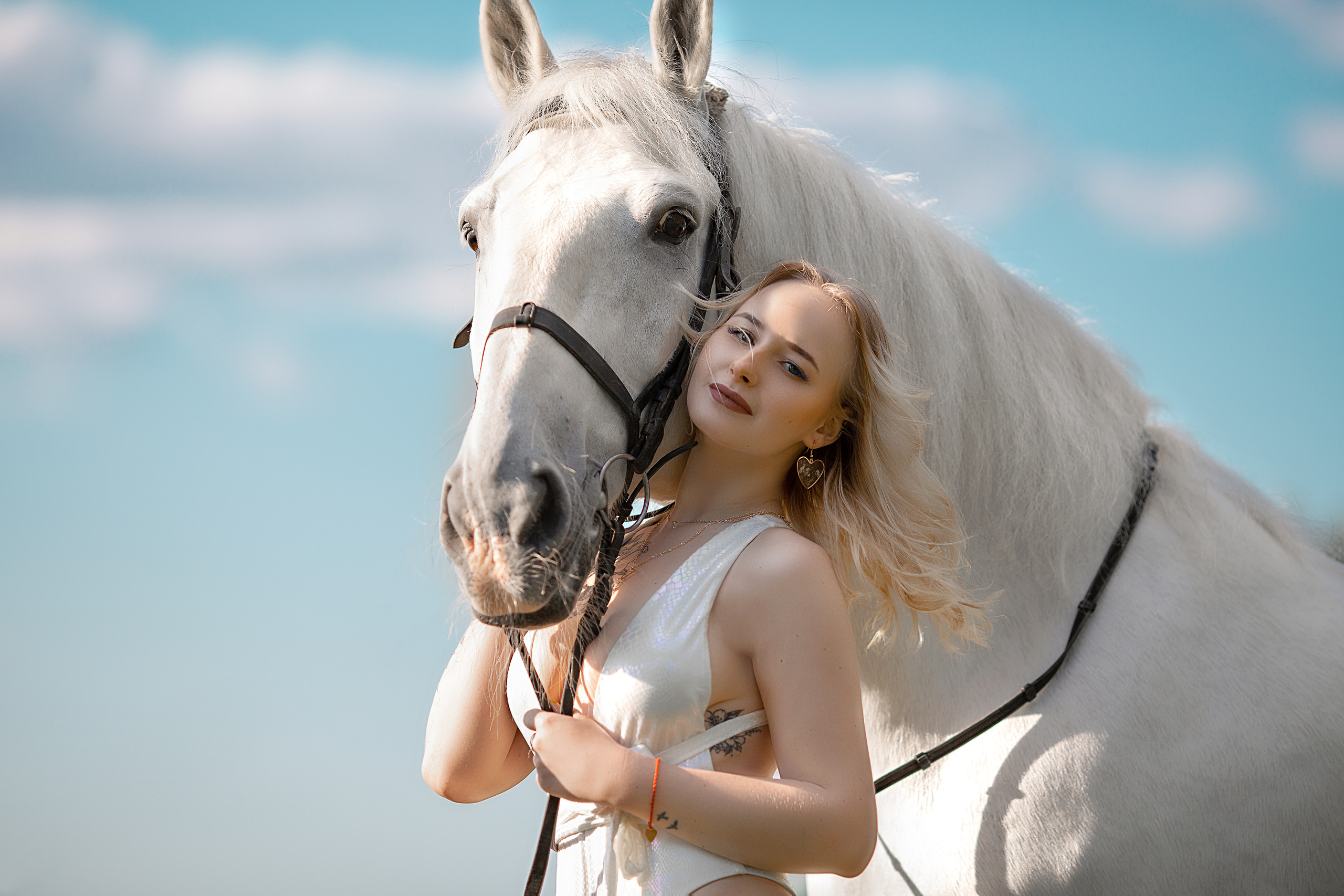 Фотосессия Алины и Воробья. Фотосессия с лошадьми в Нижнем Новгороде