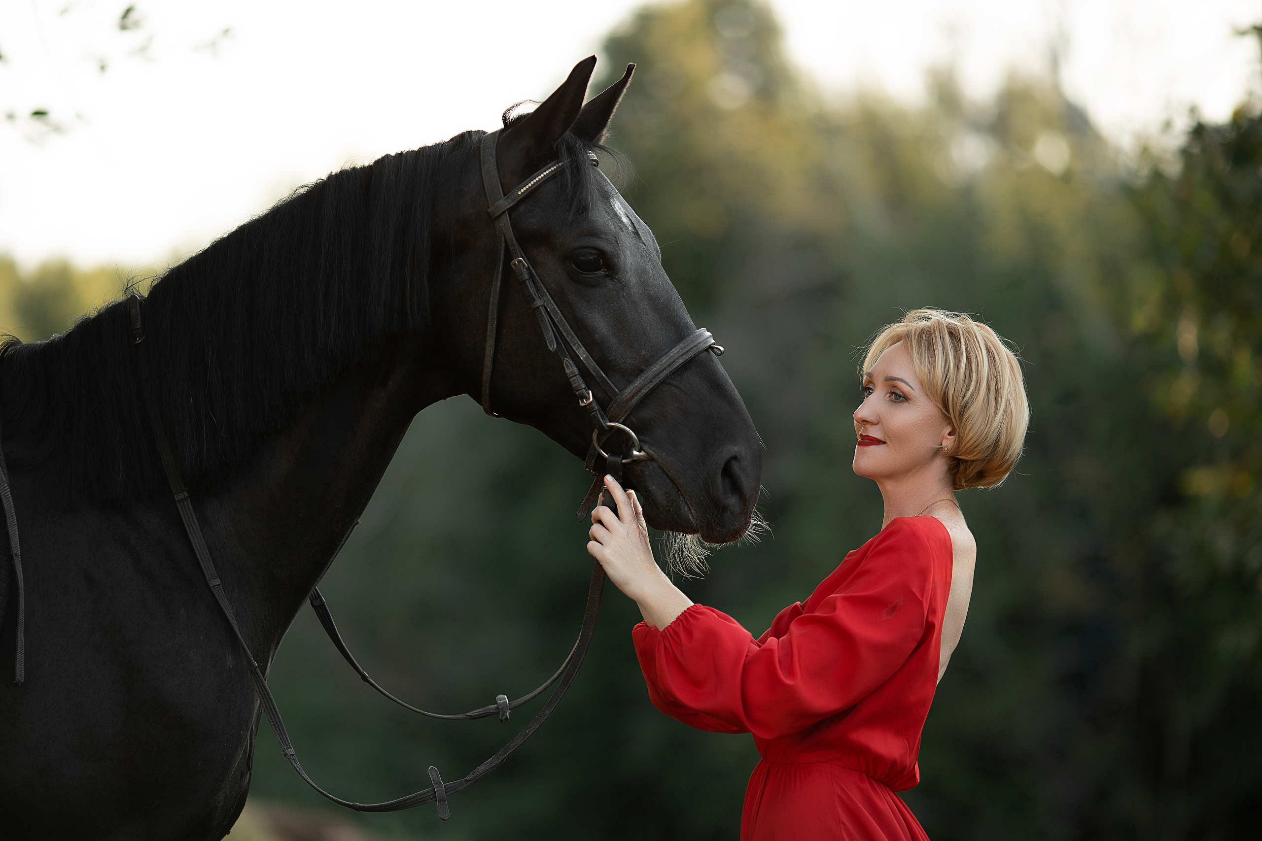 Фотосессия Марии и Барса. Фотосессия с лошадьми в Нижнем Новгороде