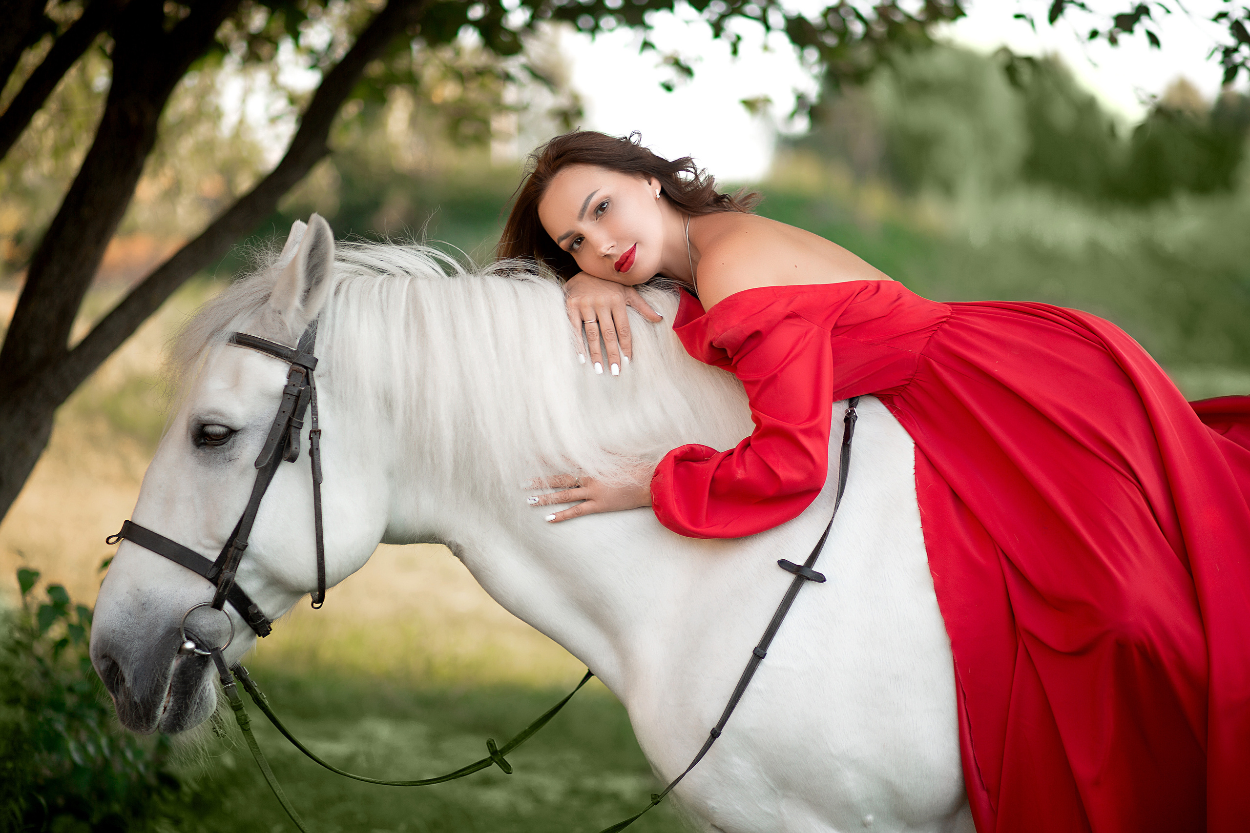 Алена и Воробей (фото-день). Фотосессия с лошадьми в Нижнем Новгороде