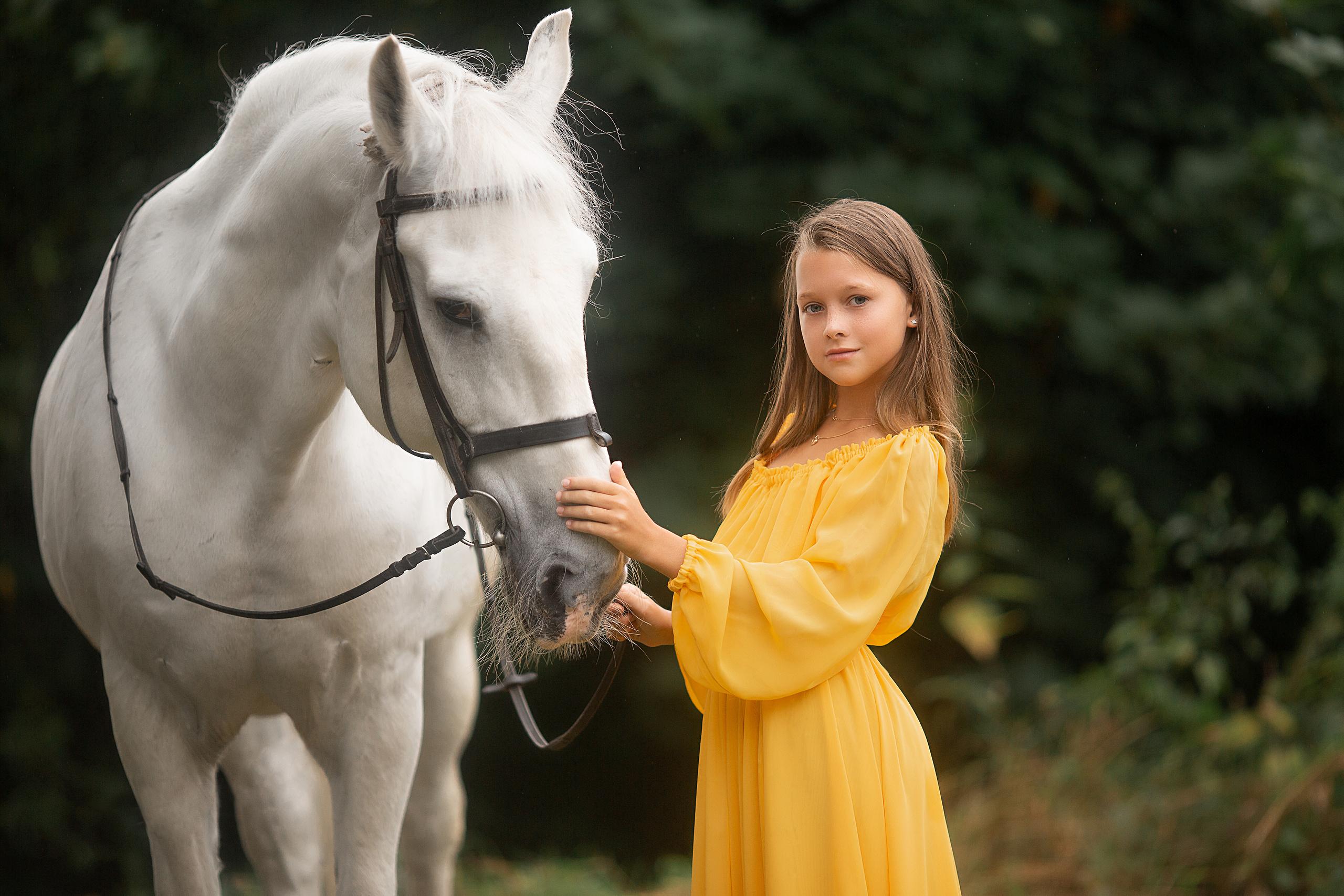 Фотосессия Арины и Вики. Фотосессия с лошадьми в Нижнем Новгороде
