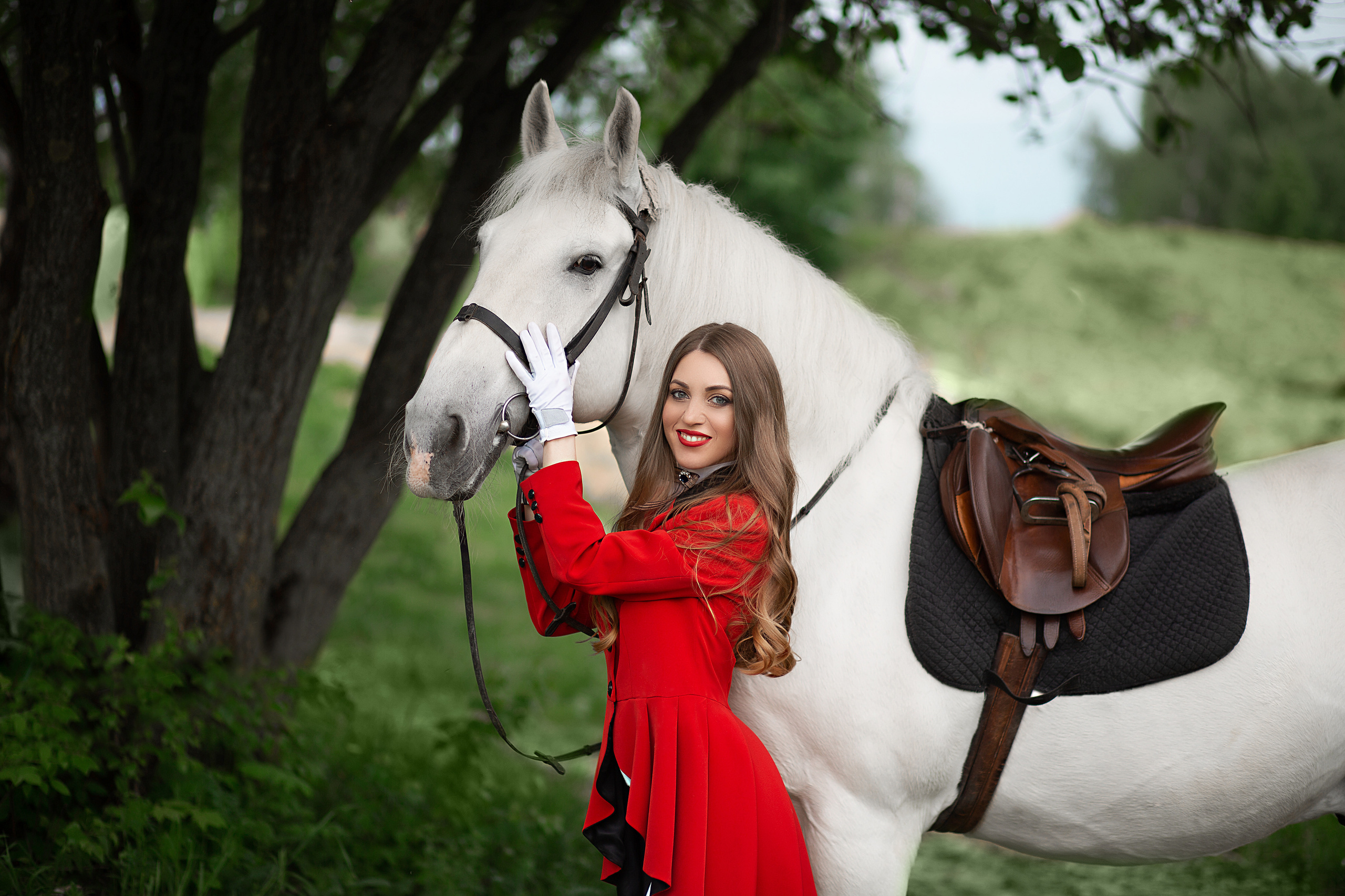 Оксана и Воробей (фотодень). Фотосессия с лошадьми в Нижнем Новгороде