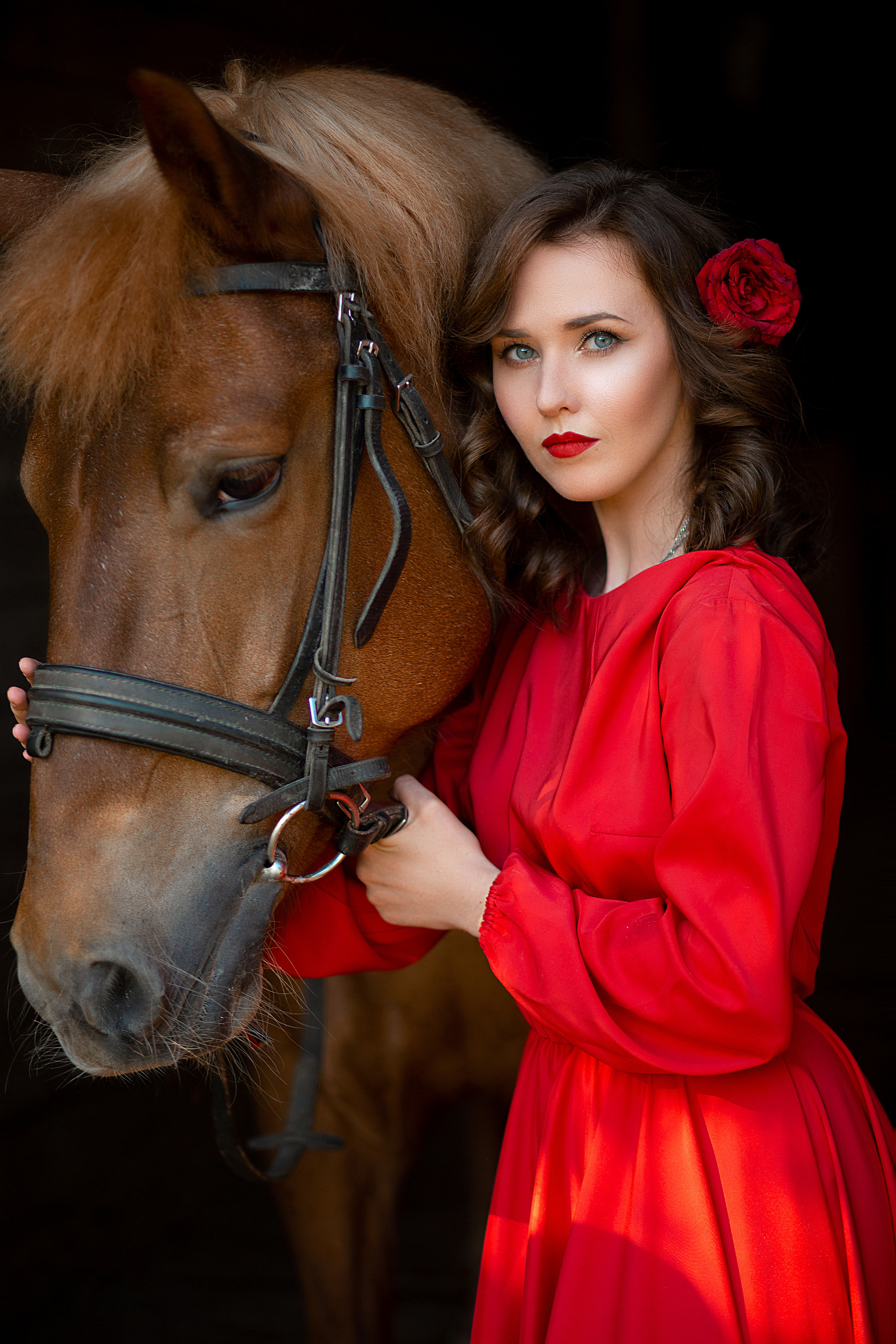 Саша и Радуга (фотодень). Фотосессия с лошадьми в Нижнем Новгороде