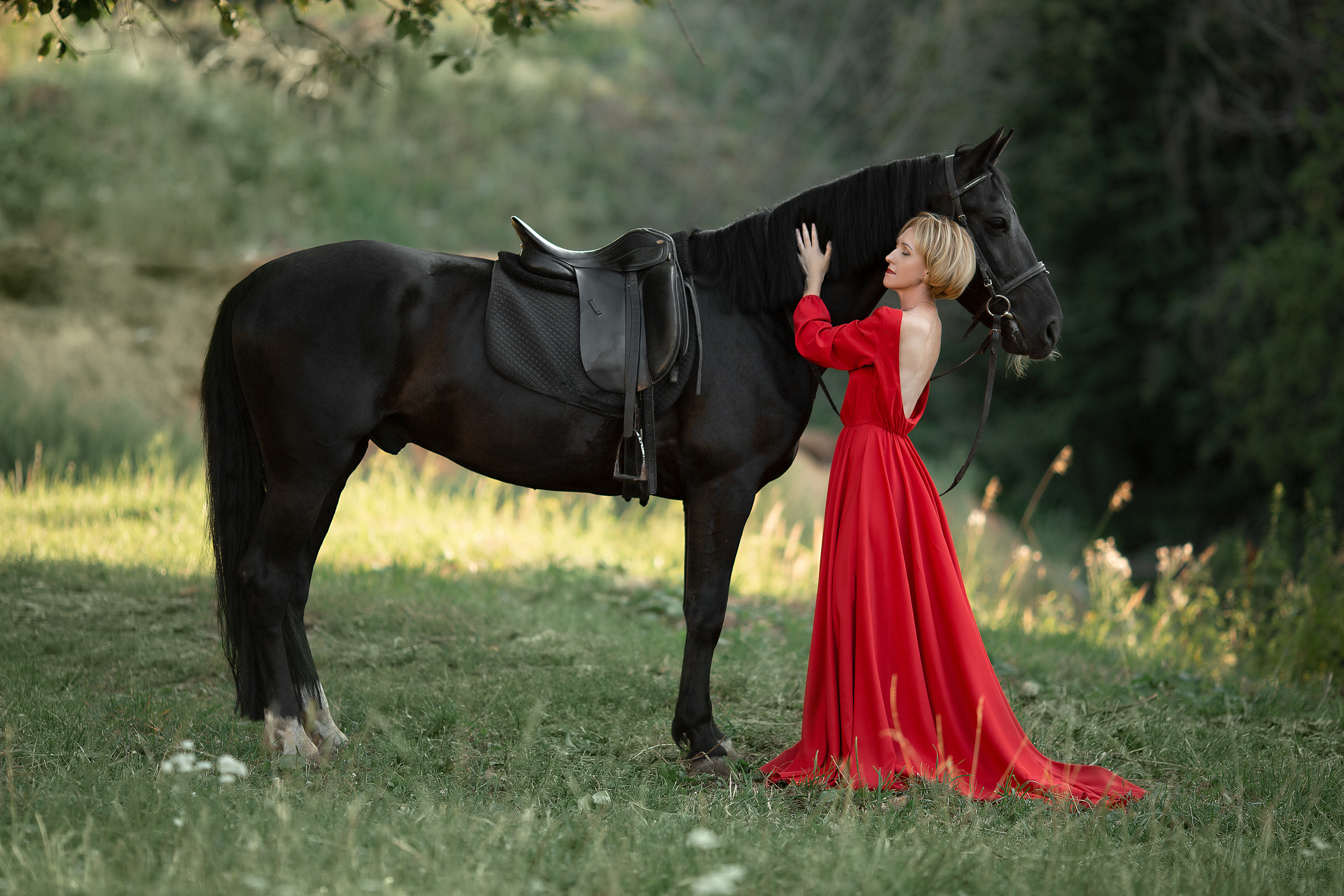 Фотосессия Марии и Барса. Фотосессия с лошадьми в Нижнем Новгороде