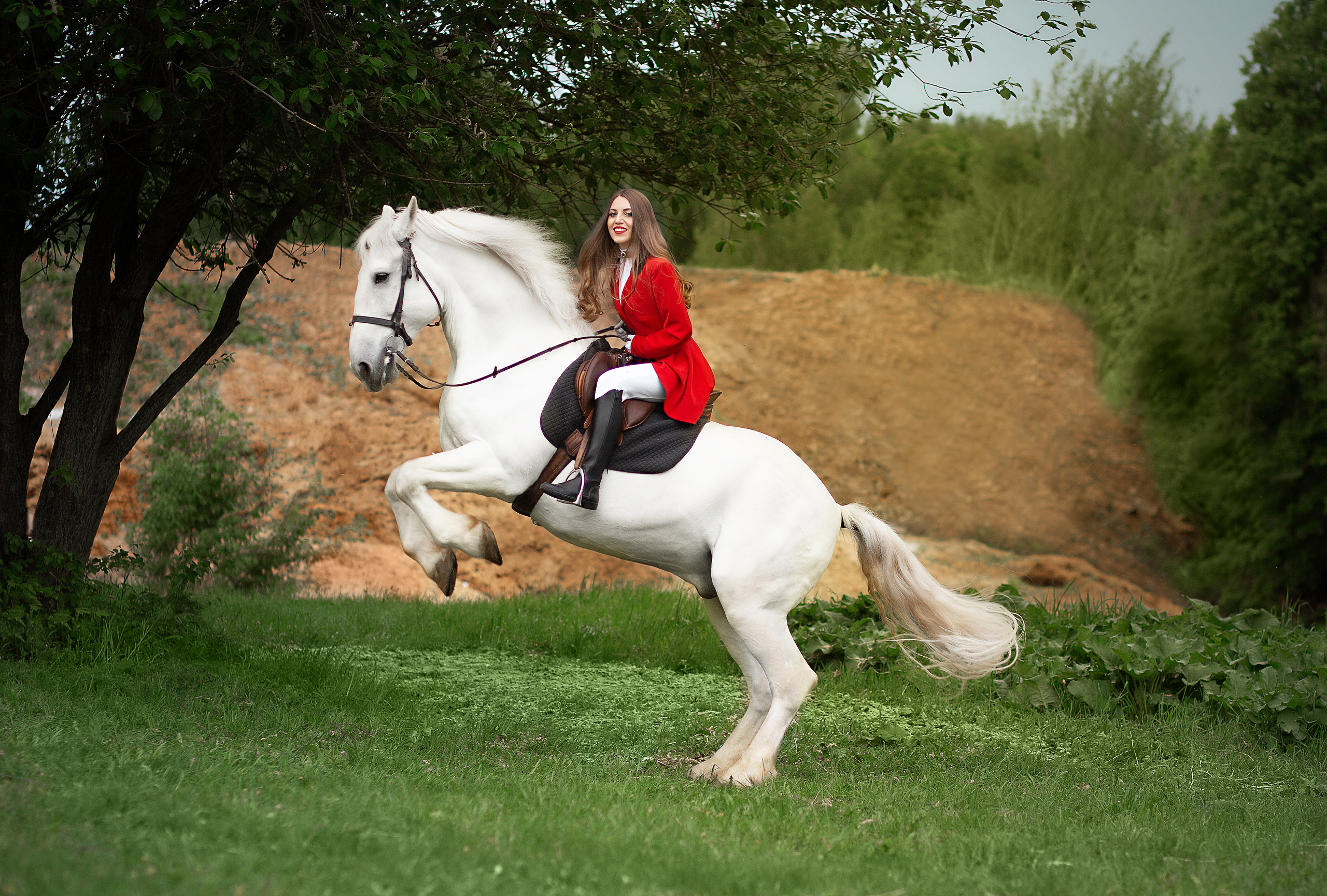 Оксана и Воробей (фотодень). Фотосессия с лошадьми в Нижнем Новгороде