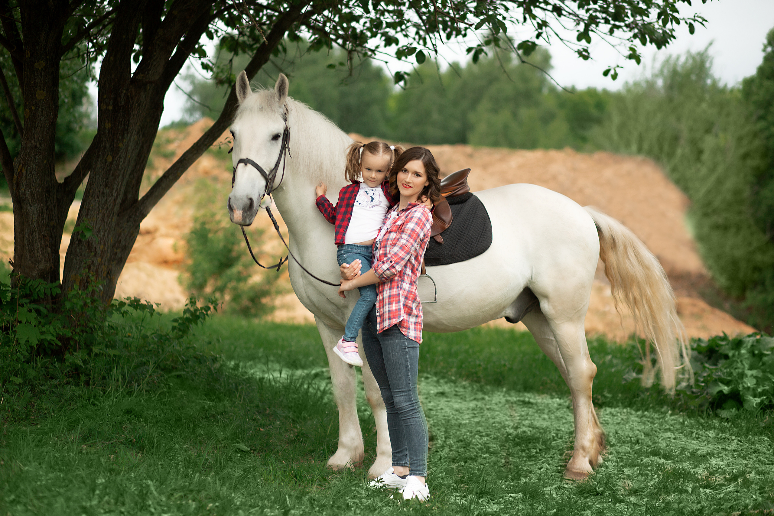Светлана и Воробей (фотодень). Фотосессия с лошадьми в Нижнем Новгороде