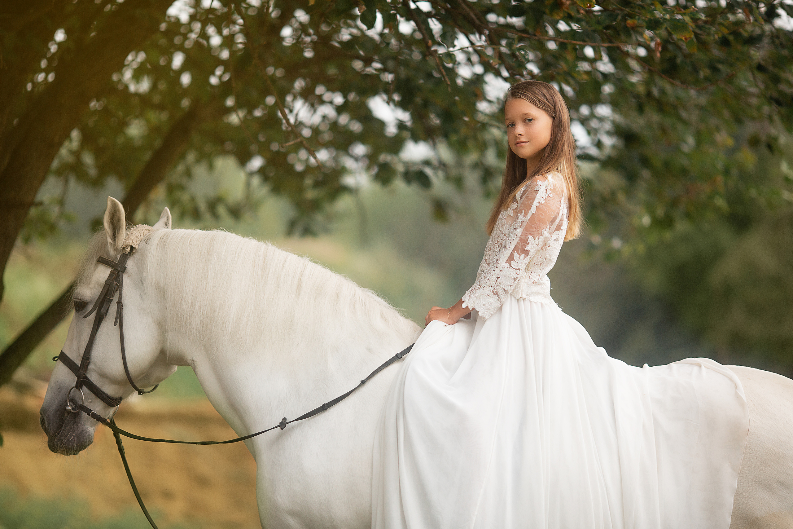 Фотосессия Арины и Вики. Фотосессия с лошадьми в Нижнем Новгороде