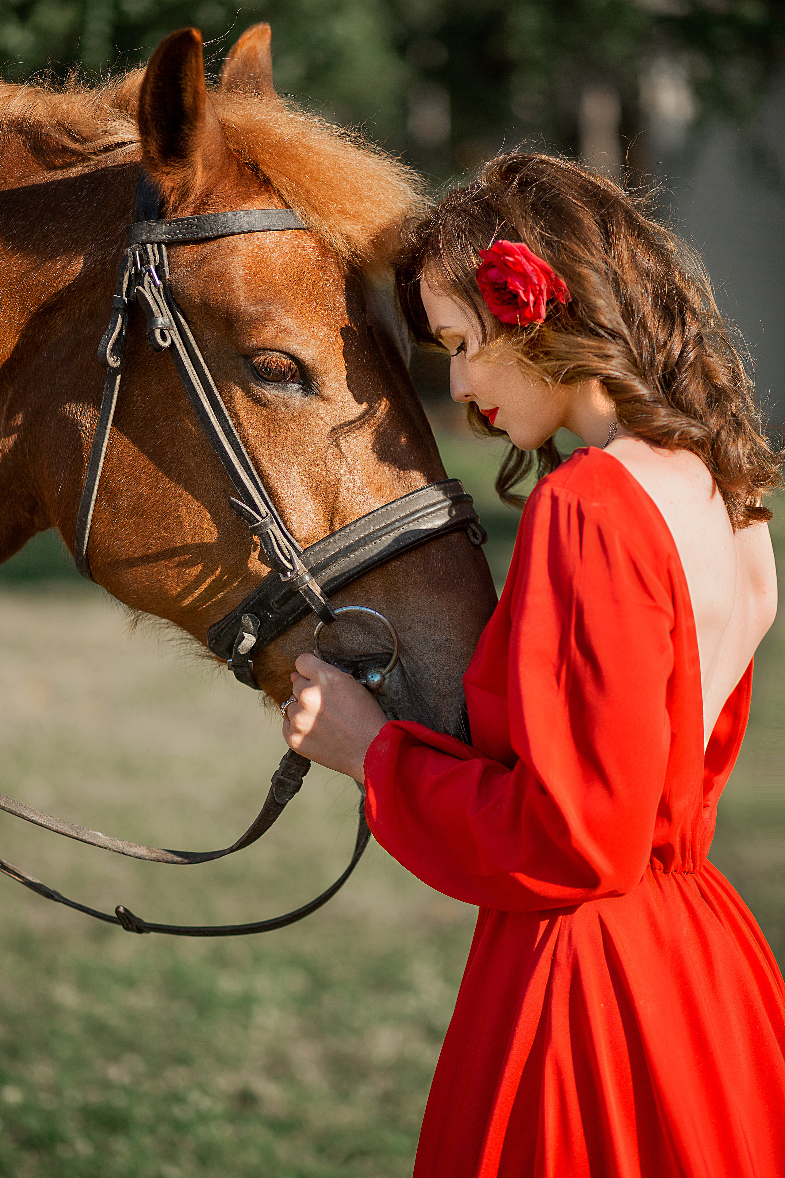 Саша и Радуга (фотодень). Фотосессия с лошадьми в Нижнем Новгороде
