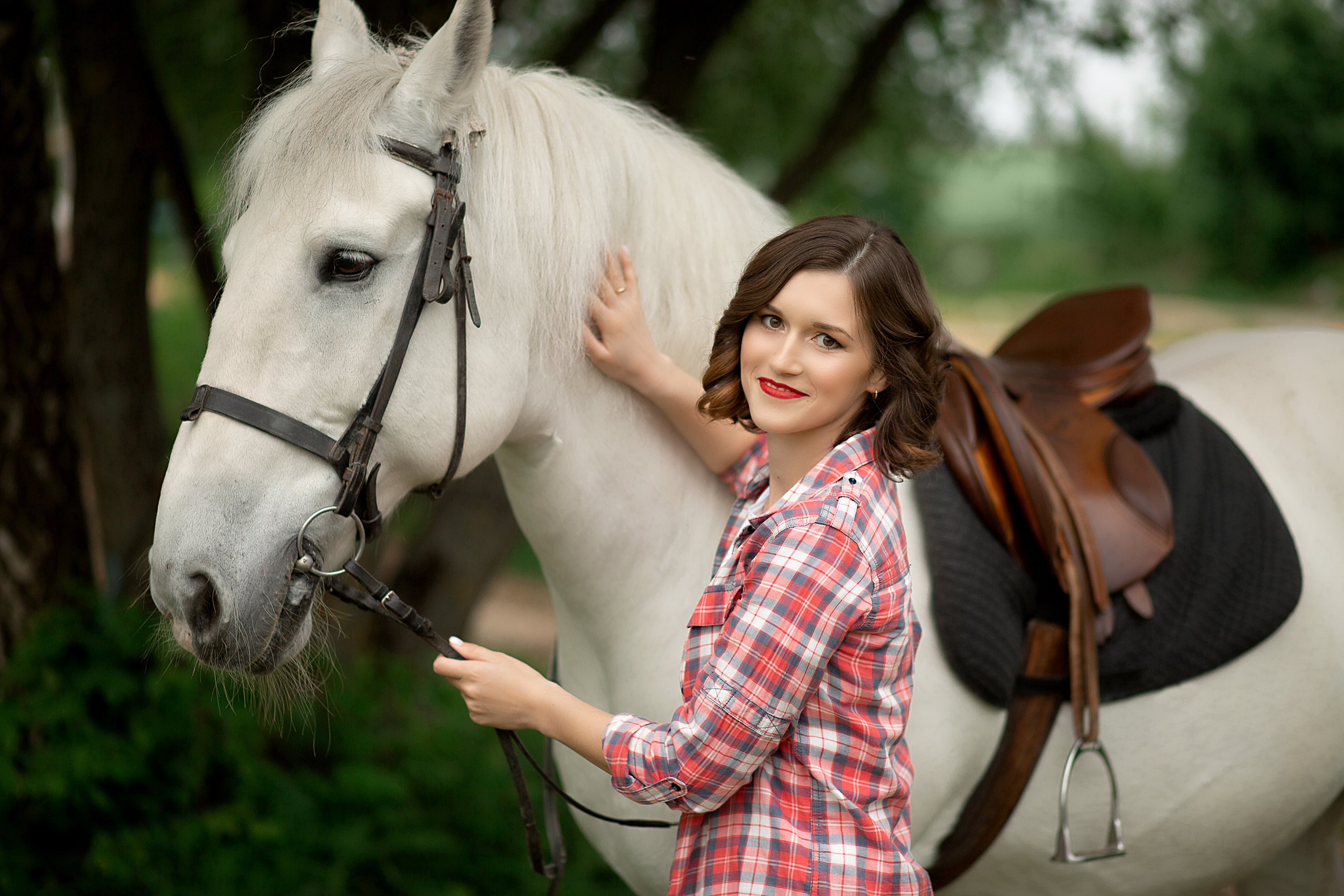 Светлана и Воробей (фотодень). Фотосессия с лошадьми в Нижнем Новгороде