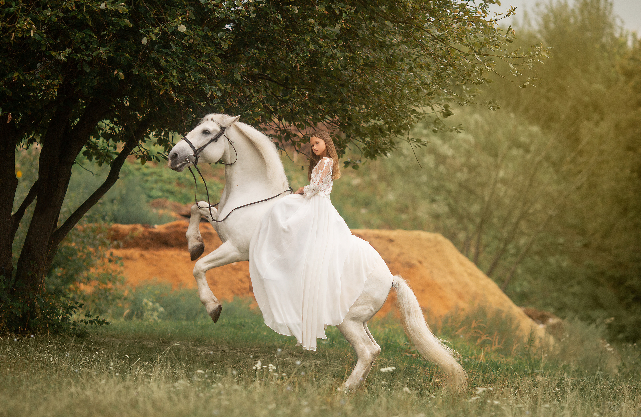 Фотосессия Арины и Вики. Фотосессия с лошадьми в Нижнем Новгороде