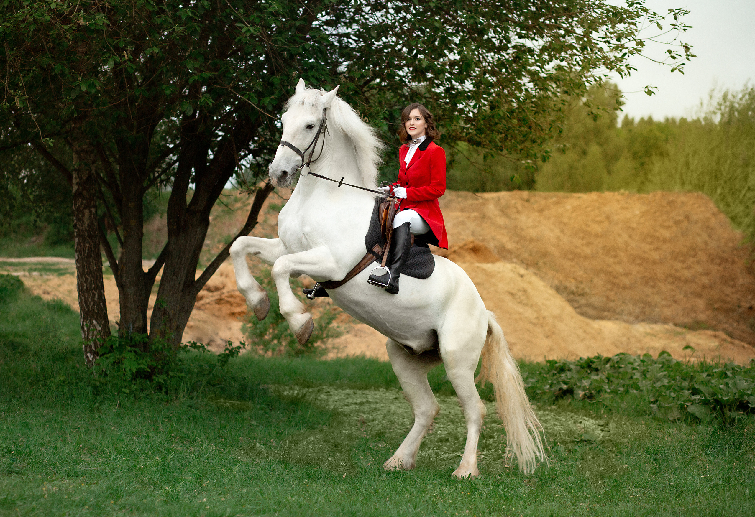 Светлана и Воробей (фотодень). Фотосессия с лошадьми в Нижнем Новгороде